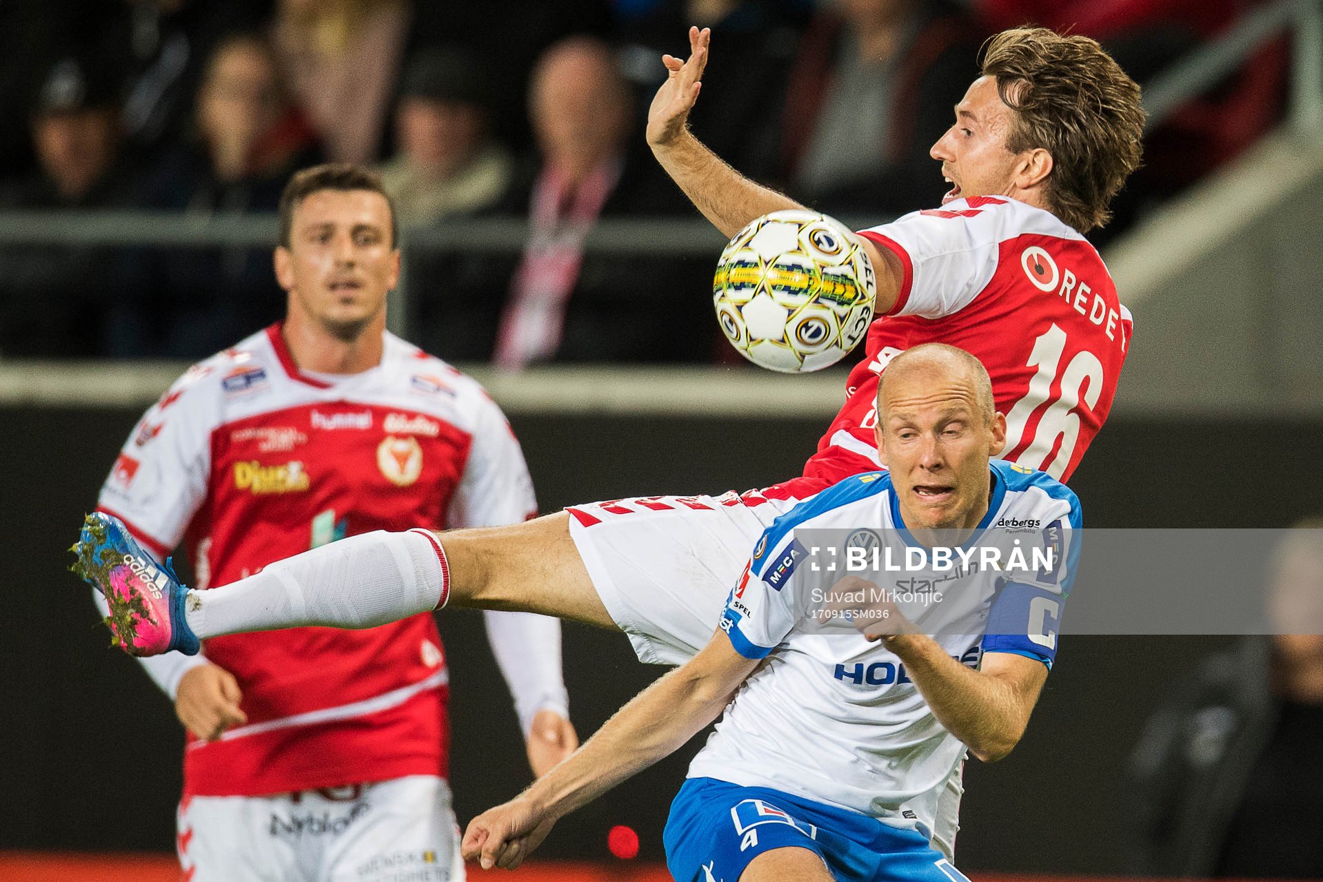 Kalmars Filip Hellquist och Norrköpings Andreas Johansson