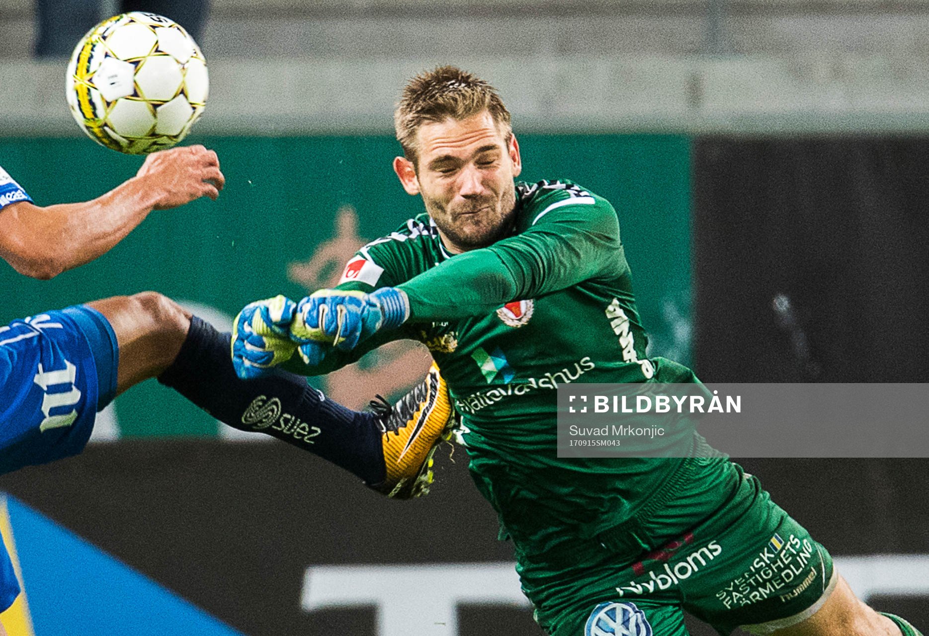 Kalmars målvakt Lucas Hägg-Johansson