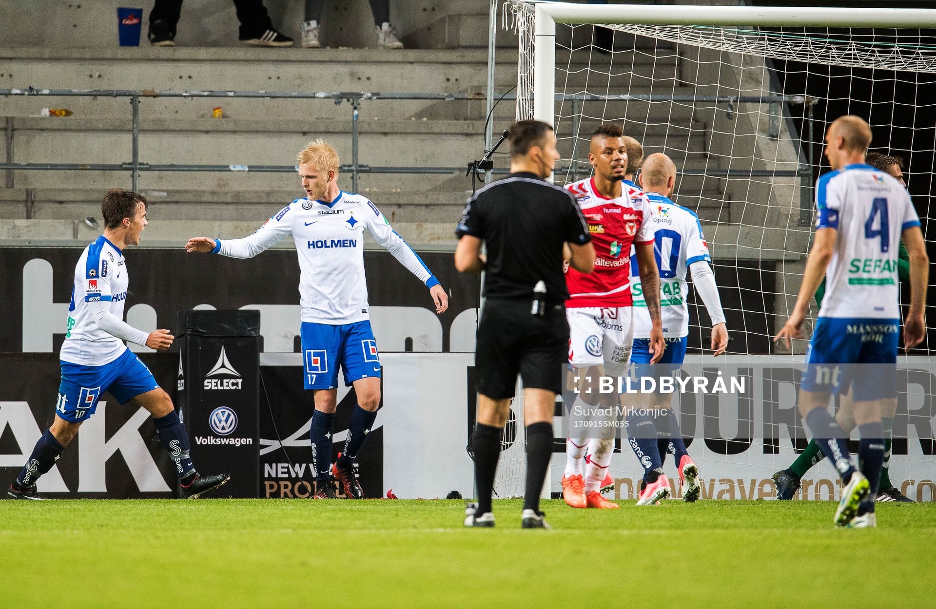 Norrköpings Karl Holmberg jublar