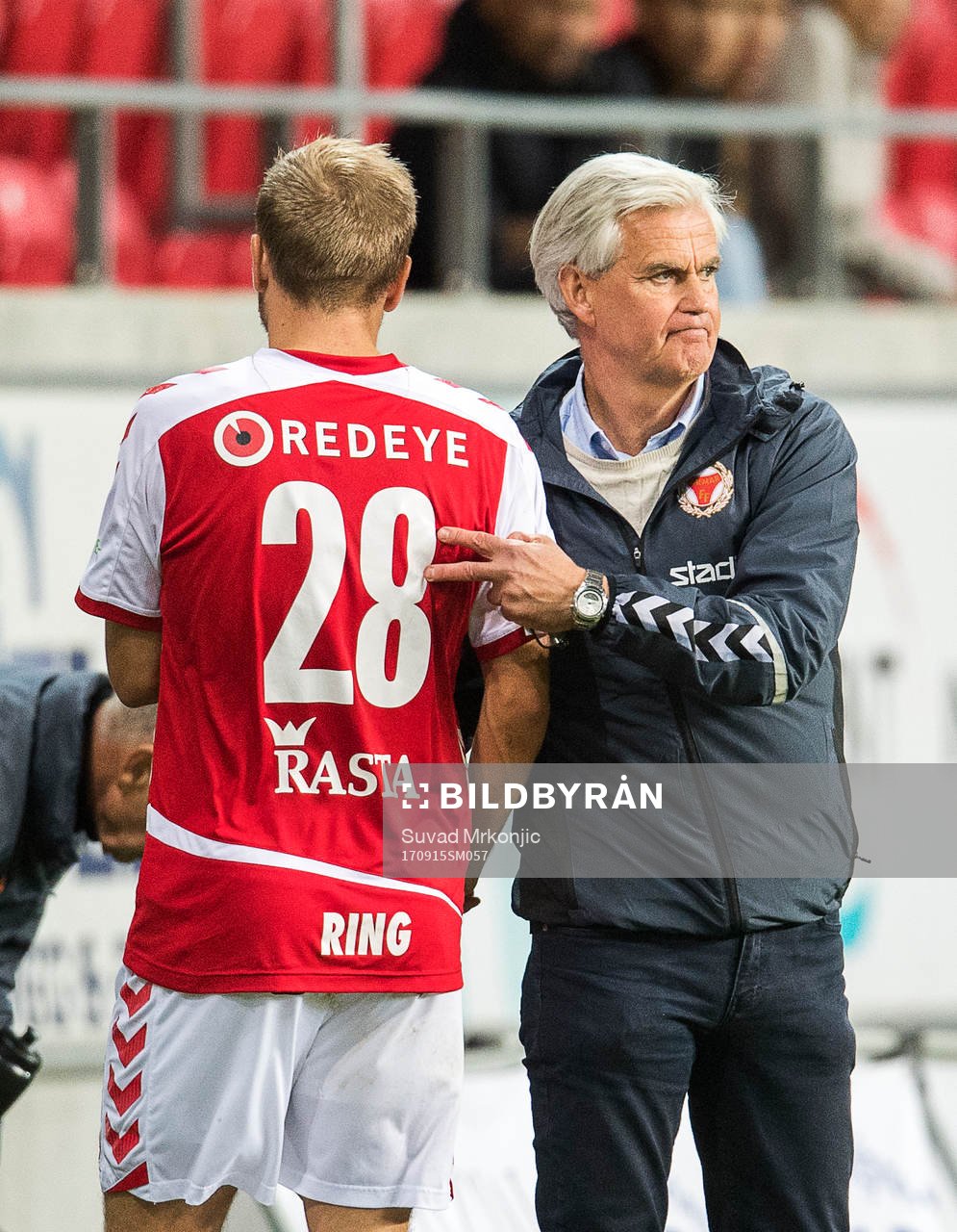 Kalmars tränare Nanne Bergstrand och Jonathan Ring