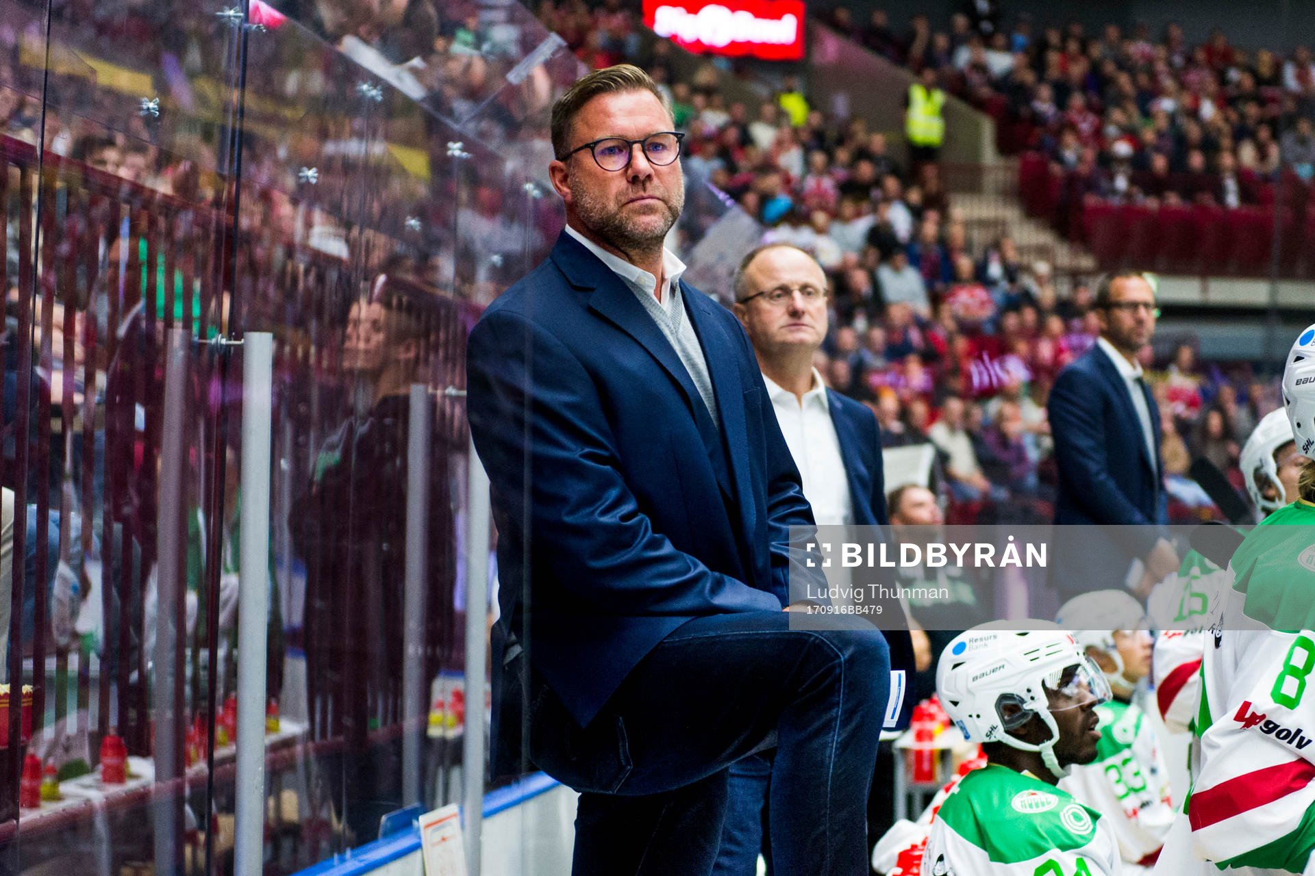 Rögles assisterande tränare Patrik Ross och tränare