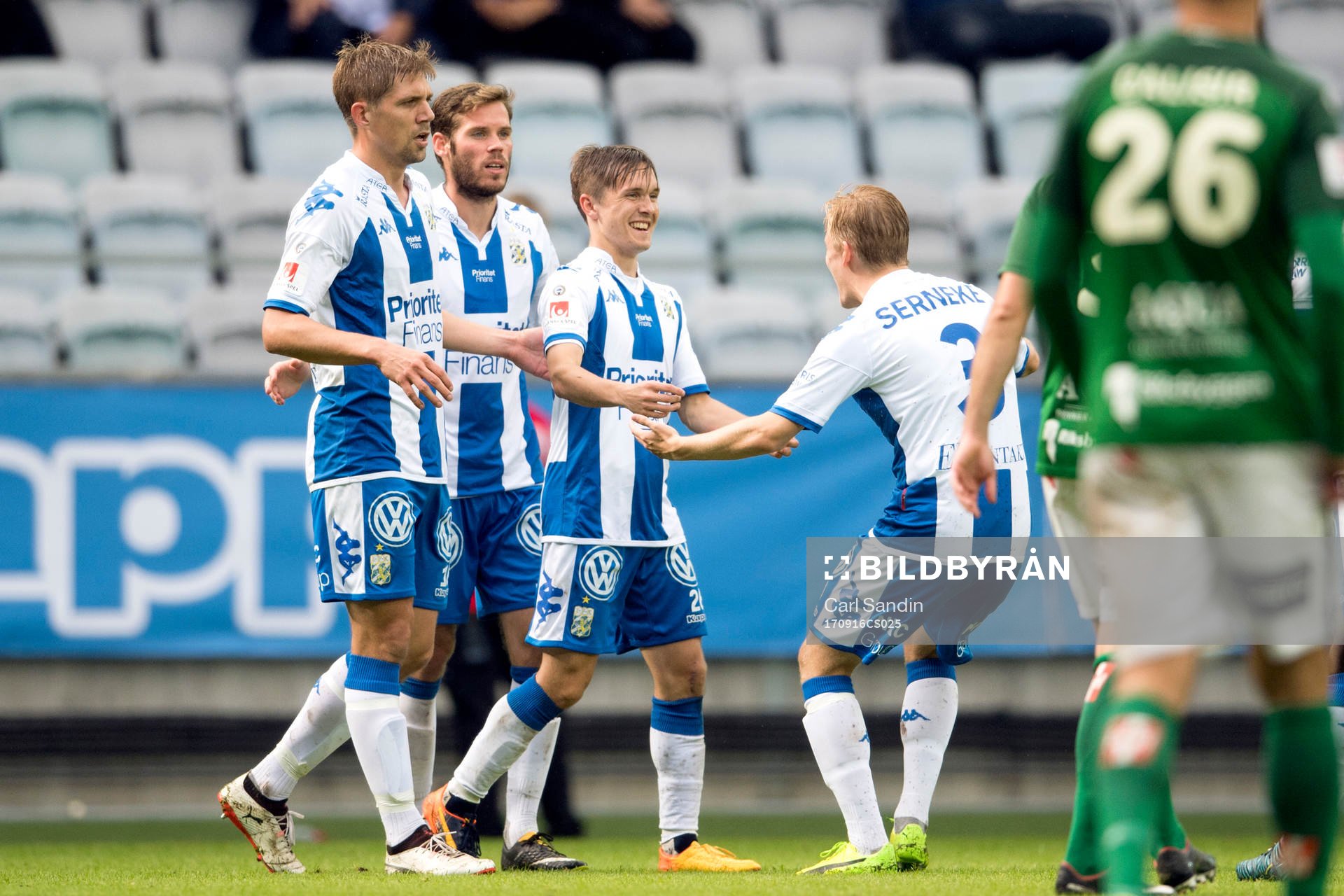 IFK Göteborgs Mikael Boman, Emil Salomonsson, Patrik
