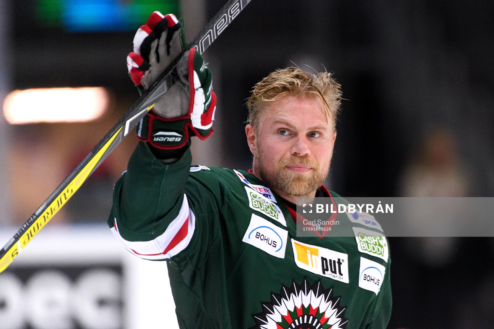 Frölundas Sean Bergenheim tackar publiken