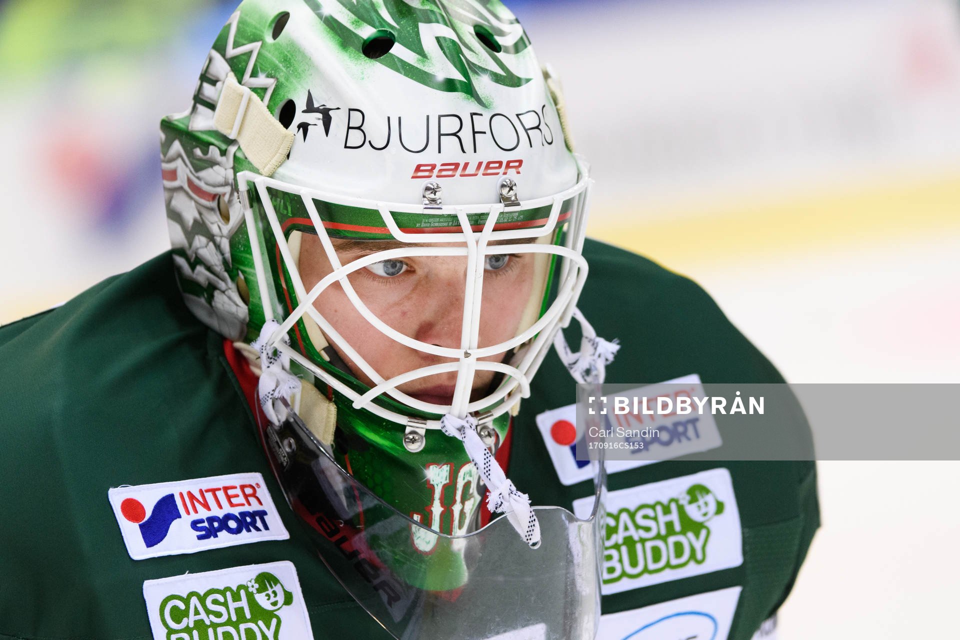Frölundas målvakt Johan Gustafsson