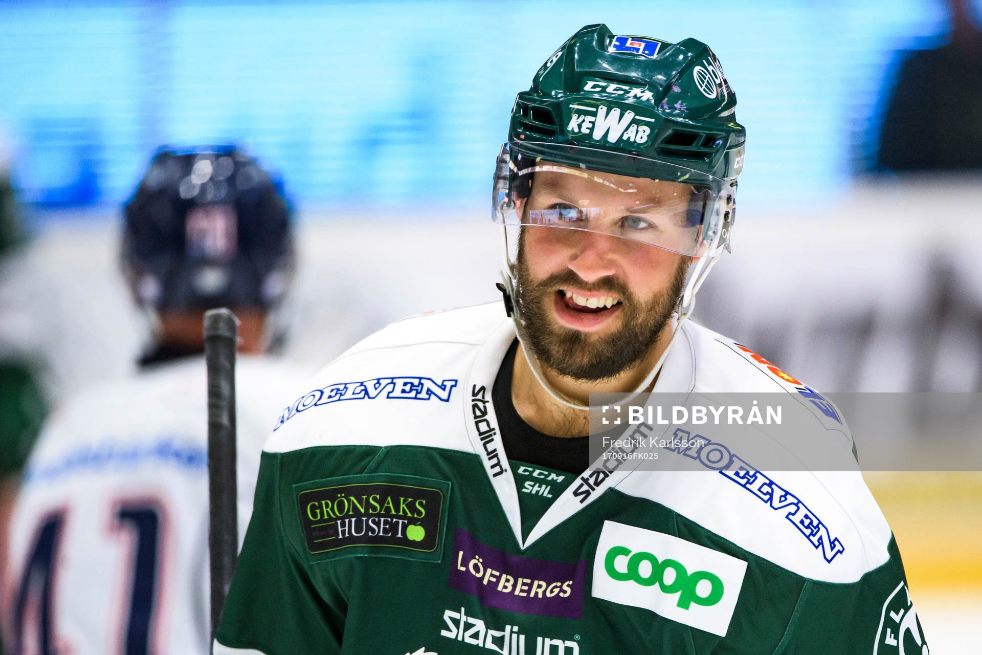 Färjestads Dick Axelsson jublar