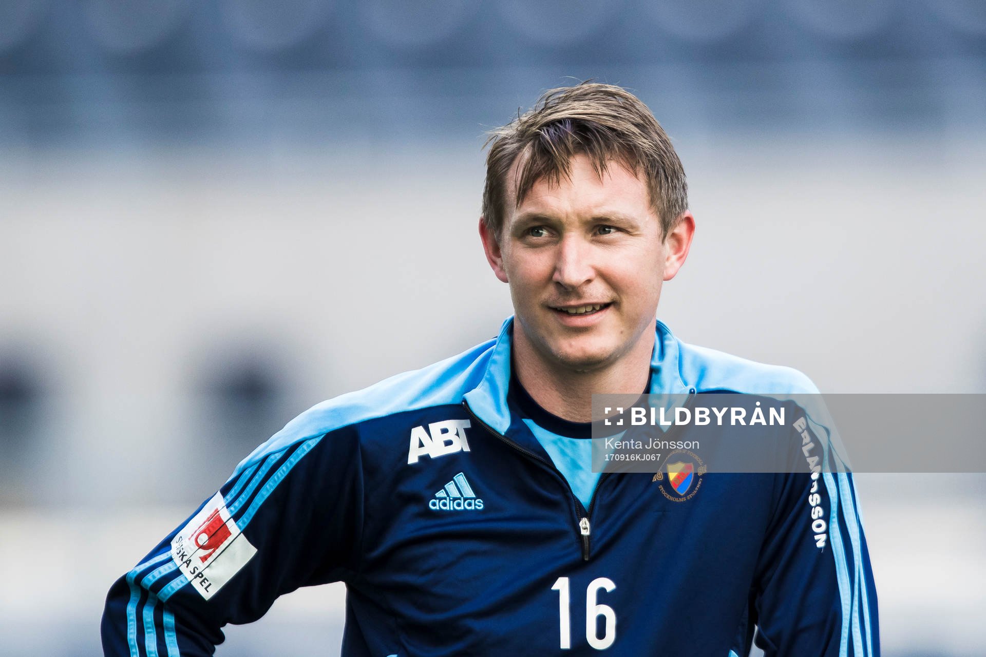 Djurgårdens Kim Källström innan fotbollsmatchen i