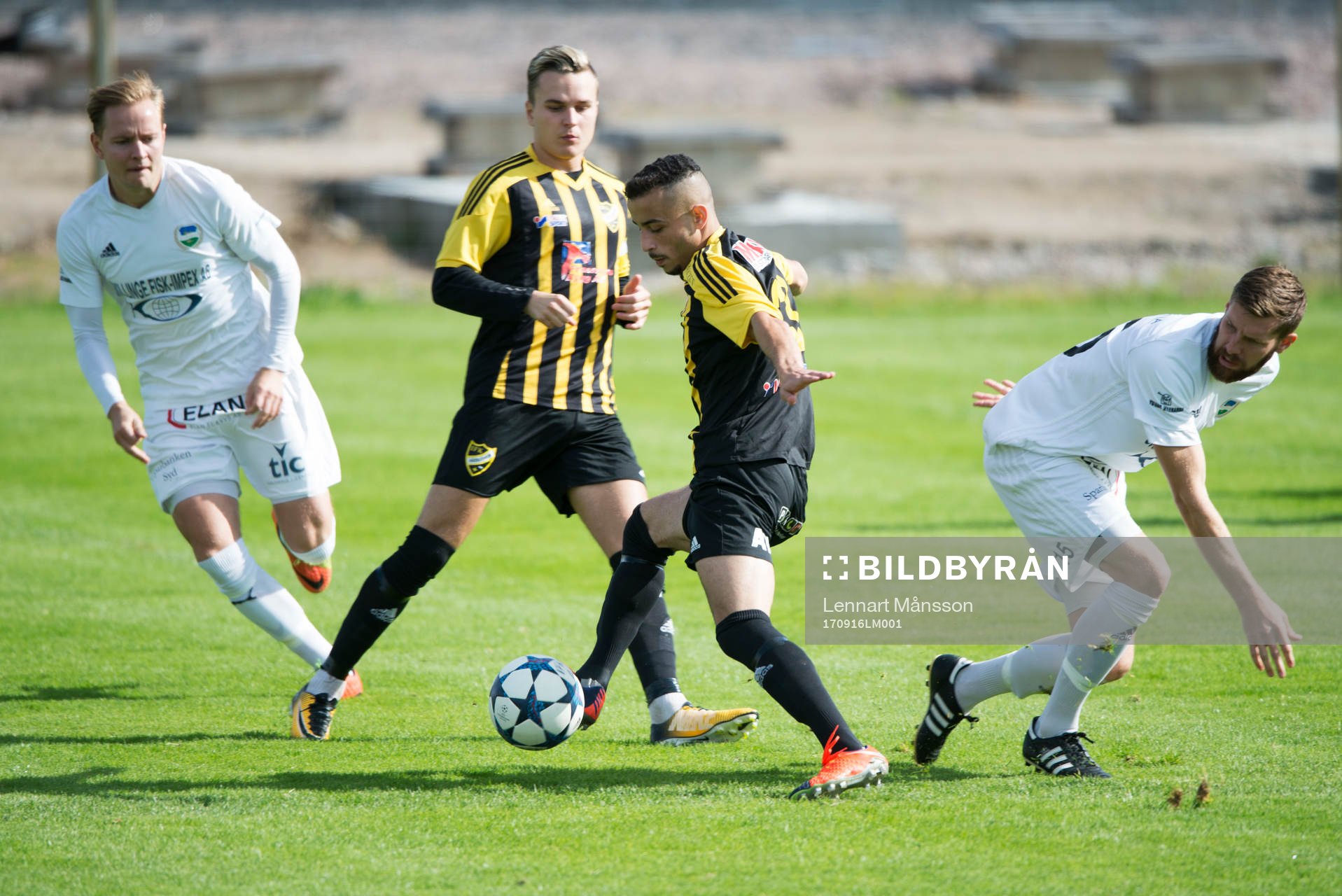 IFK Hässleholms Mohamed Hamdan och Danny Gunnarsson  i