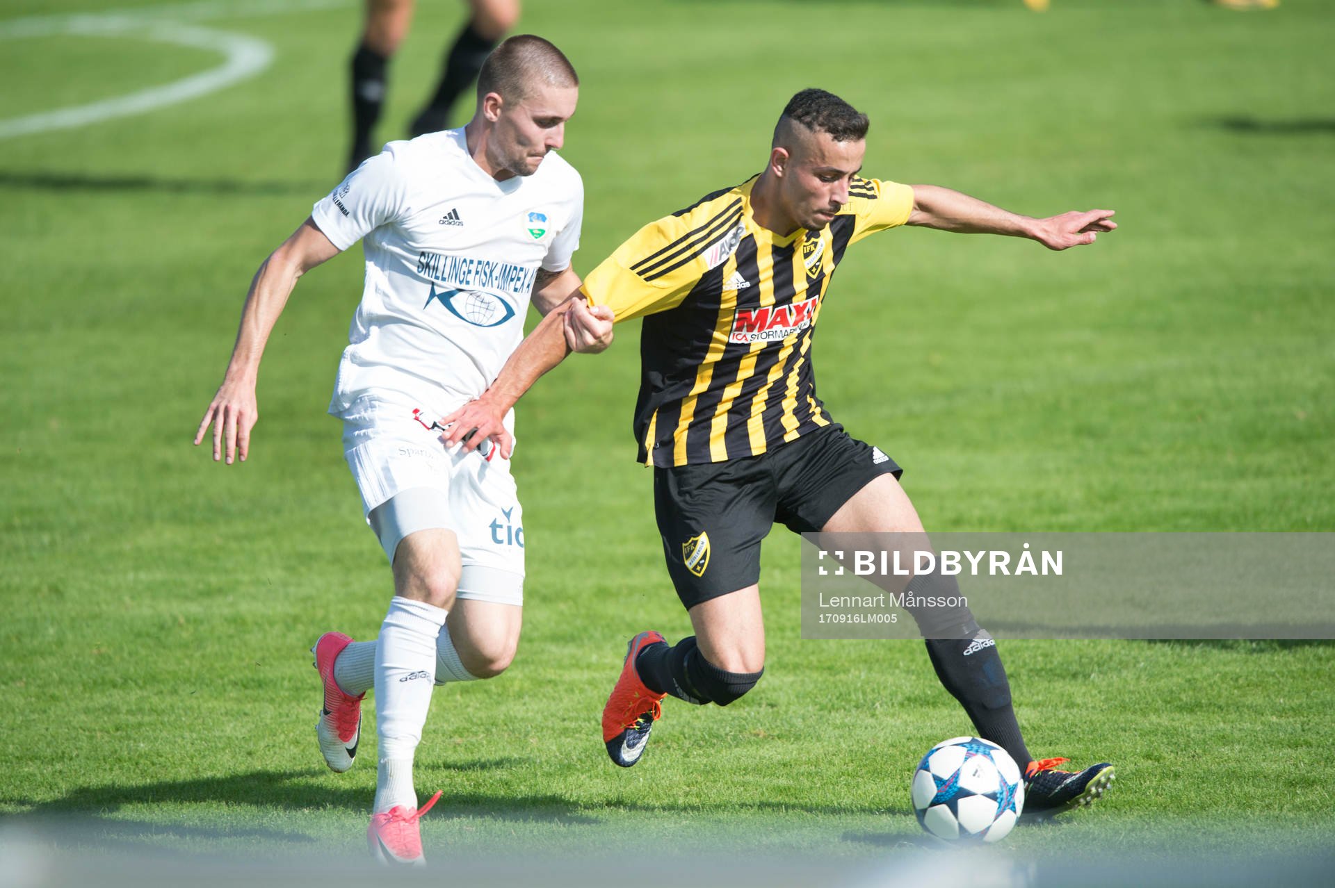 IFK Hässleholms Mohamed Hamdan i matchen i division 2
