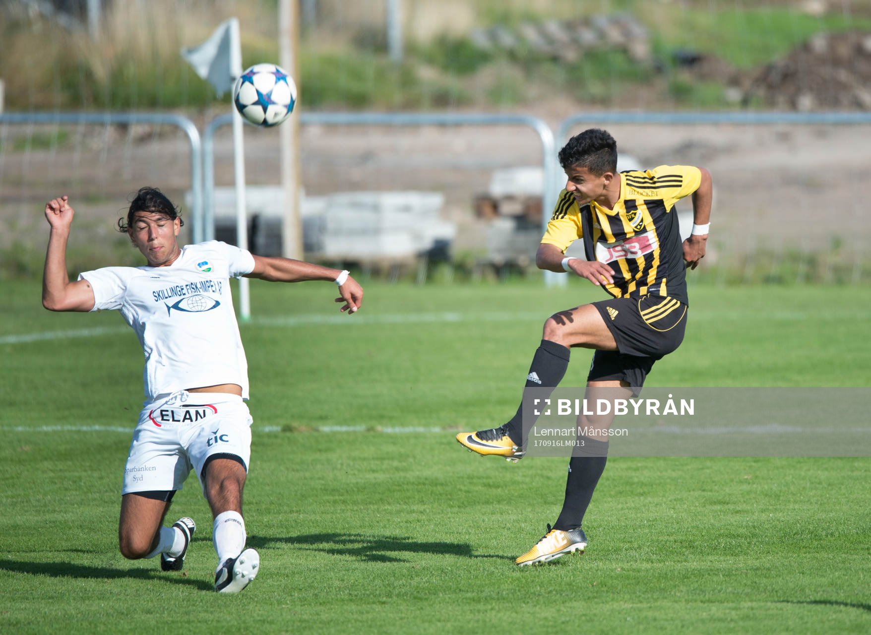 IFK Hässleholms Waed Shaif i matchen i division 2 mellan