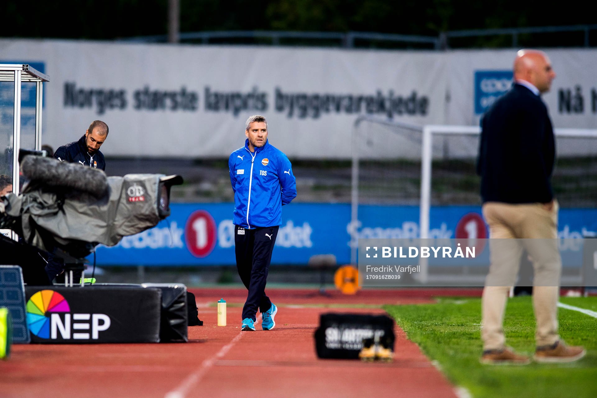 Tor Ole Skullerud, head coach, of Strømsgodset and Toni