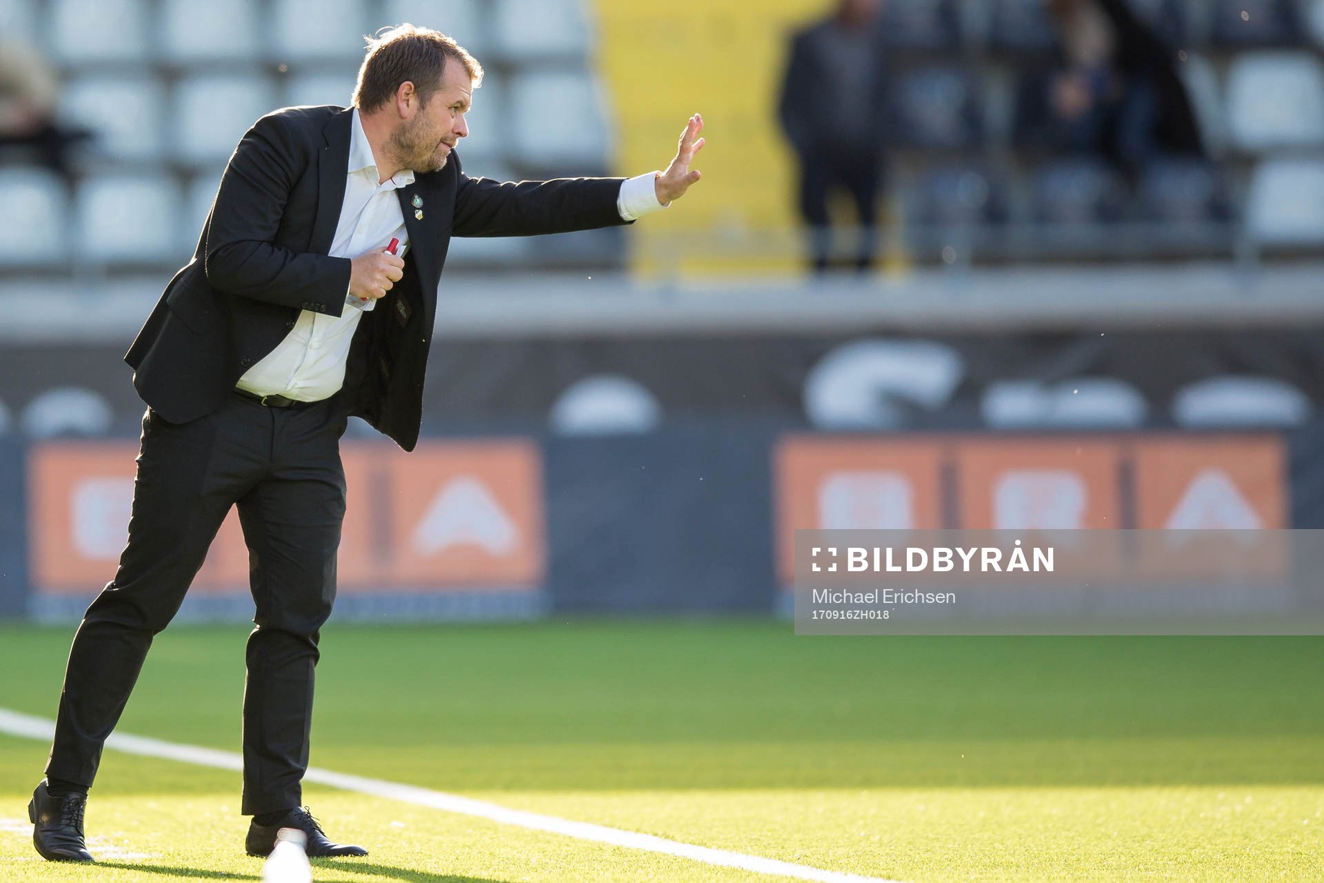 Häckens tränare Mikael Stahre