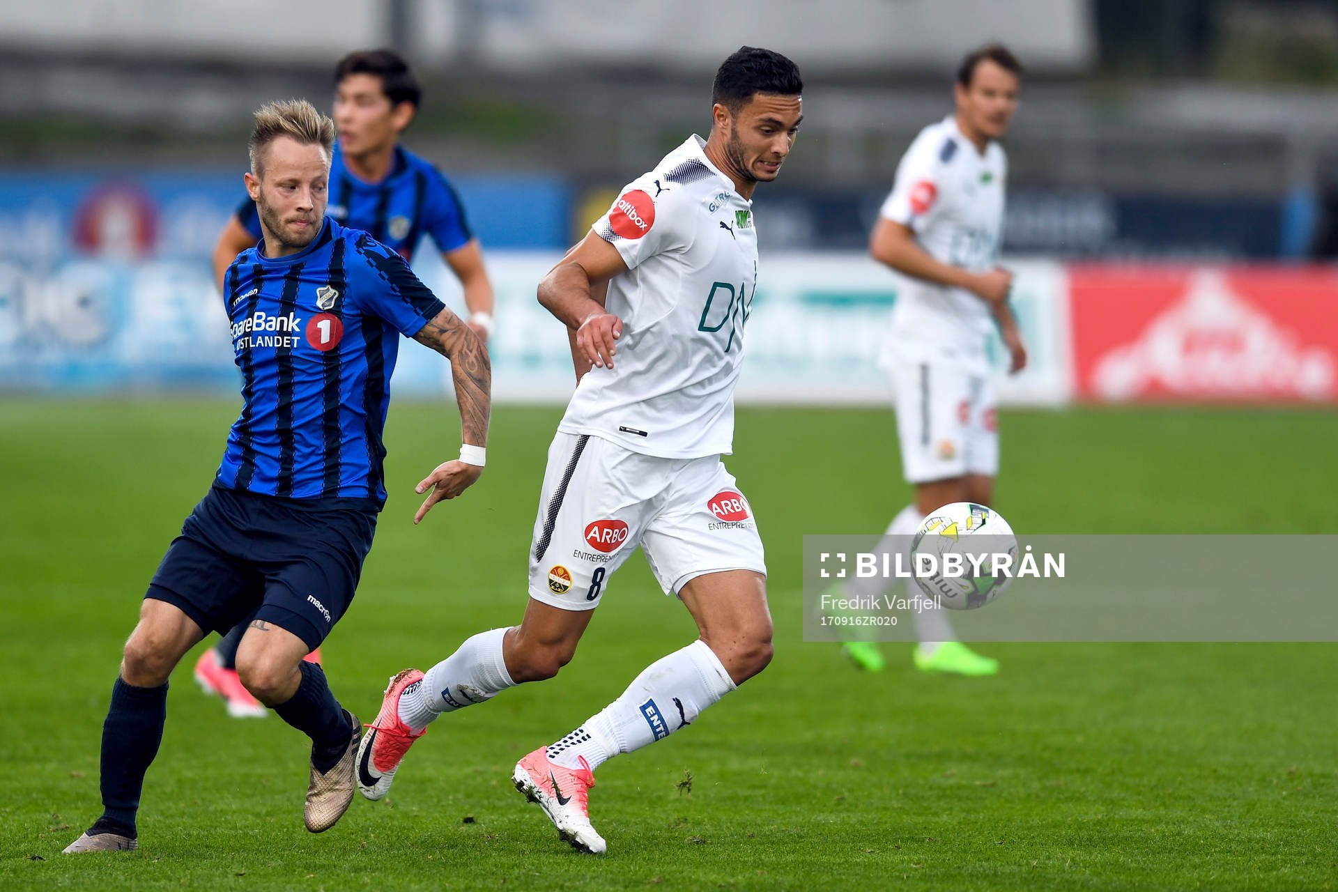 Tonny Brochmann Christiansen of Stabæk and Bassel Zakaria