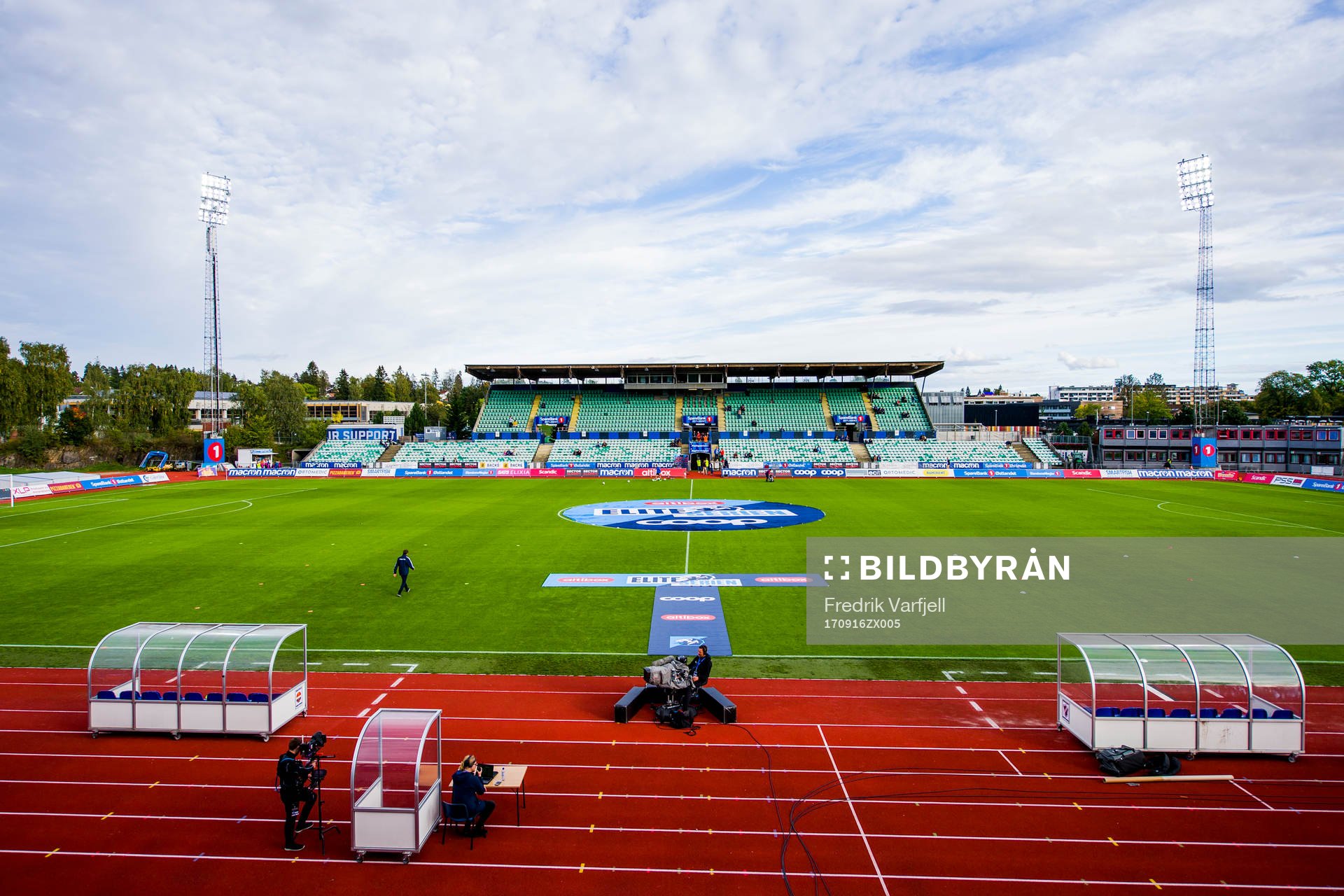 General view of Nadderud Stadion