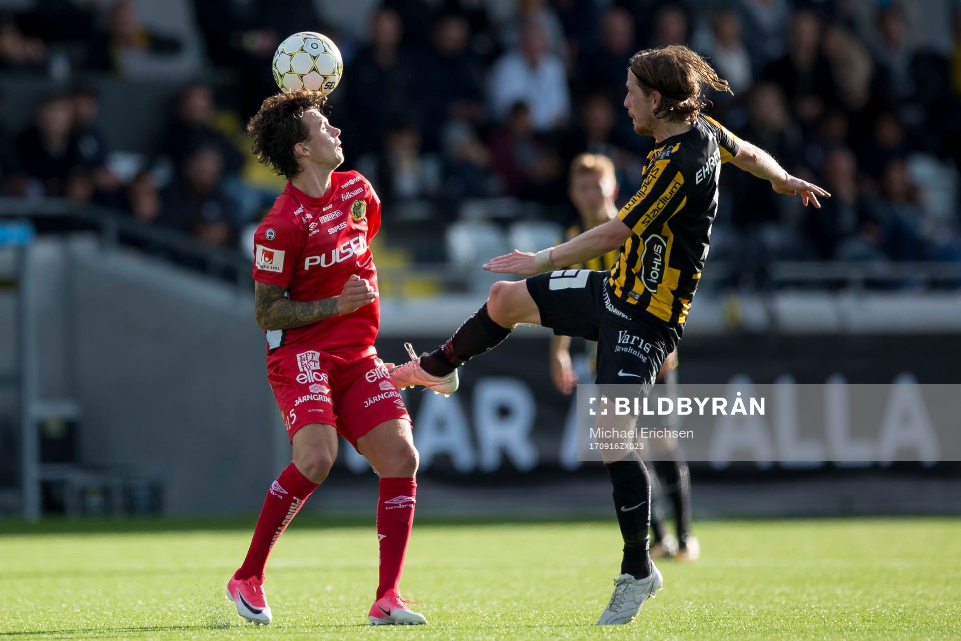 Elfsborgs Rasmus Rosenqvist mot Häckens Erik Friberg