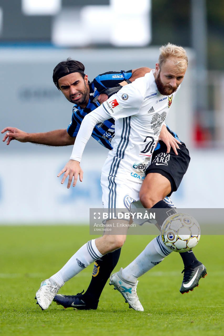 Östersunds Curtis Edwards och Sirius Alexander Nilsson