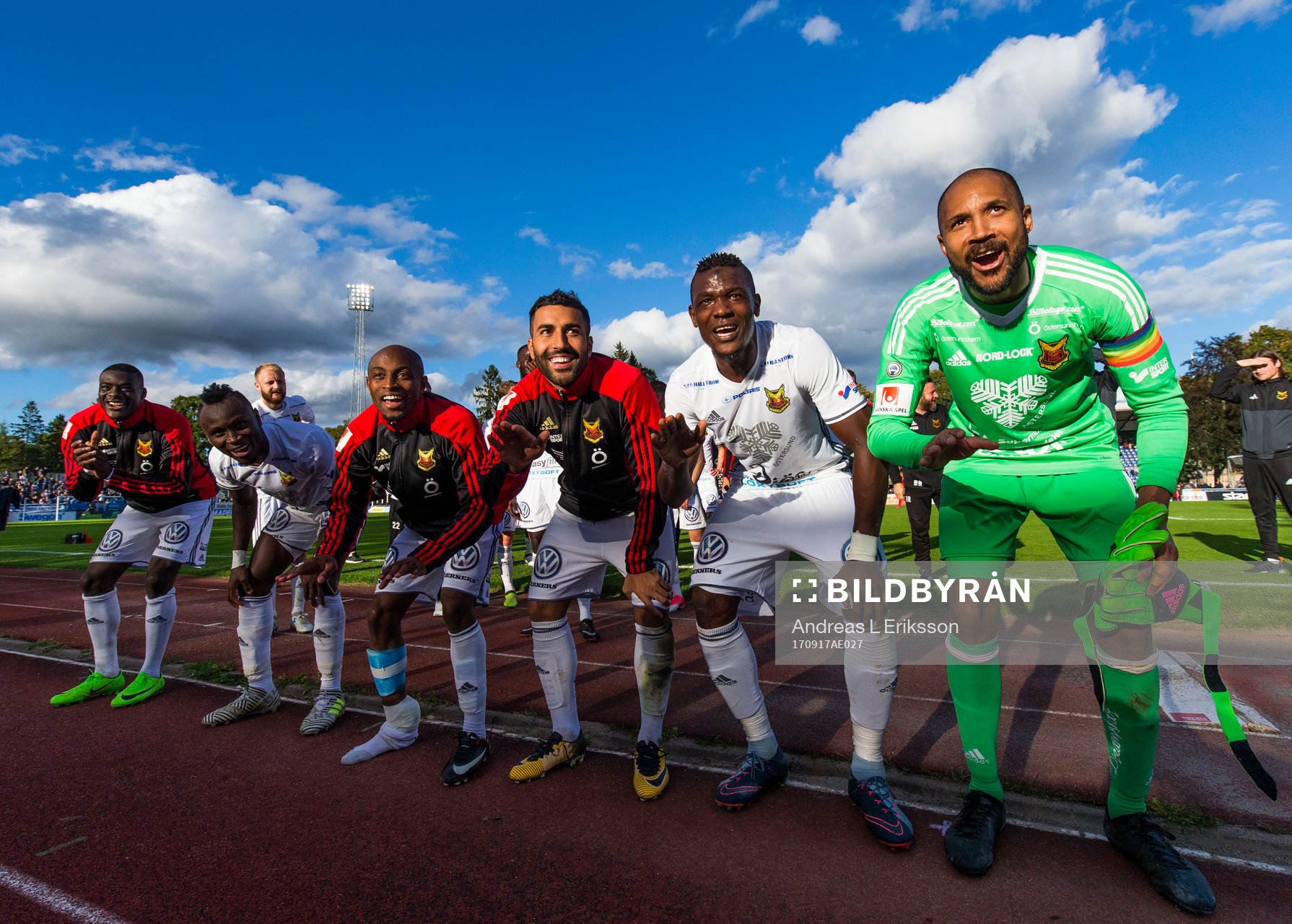 Östersunds Samuel Mensiro, Fouad Bachirou, Saman Ghoddos,
