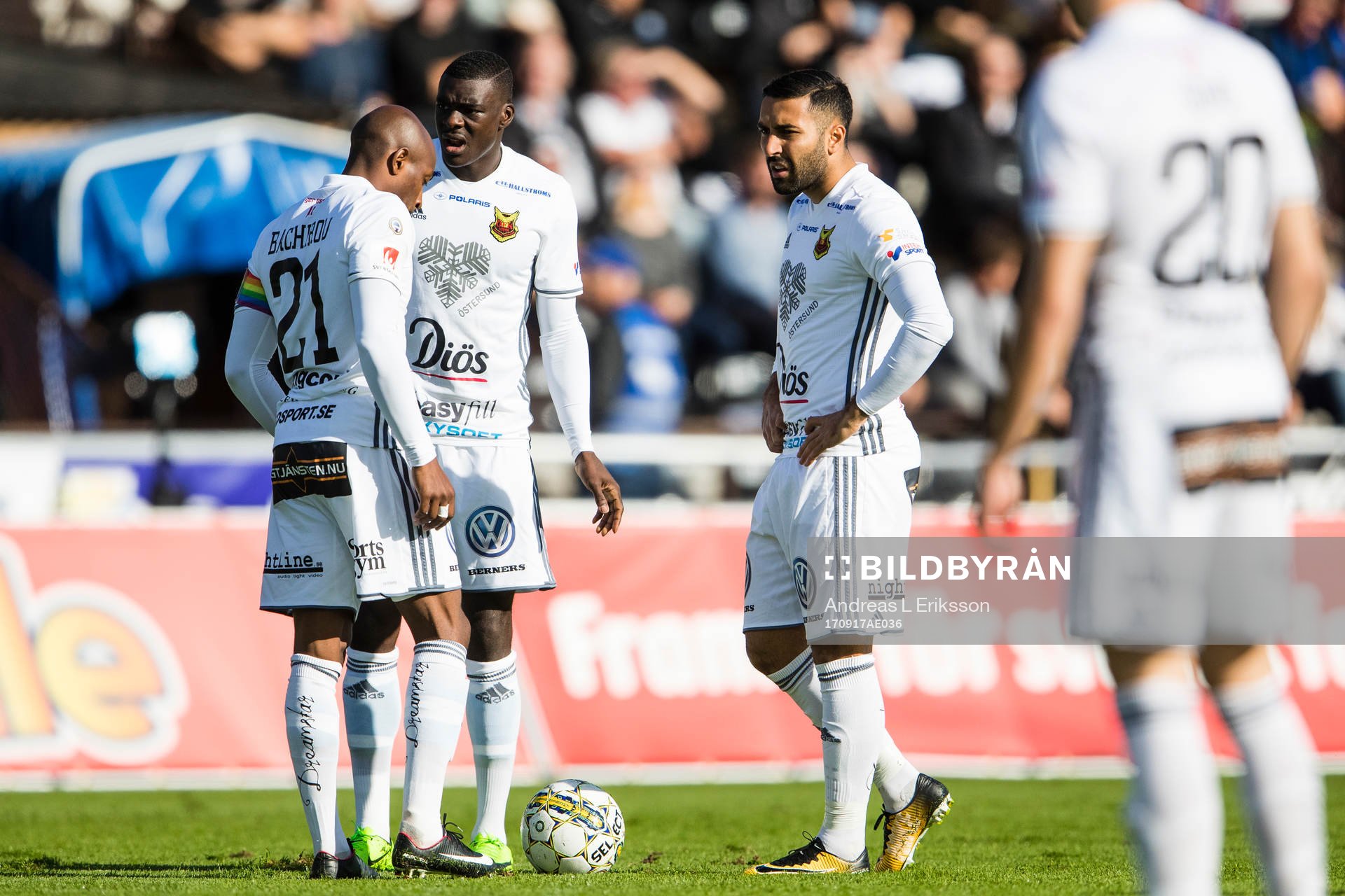 Östersunds Fouad Bachirou, Ken Sema och Saman Ghoddos