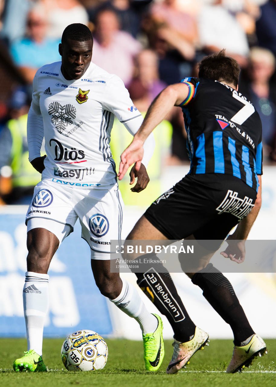 Östersunds Ken Sema utmanar Sirius Niklas Busch Thor