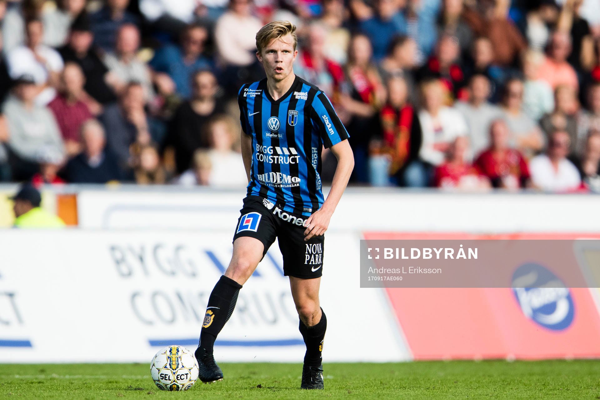 Sirius Oscar Kindlund med bollen