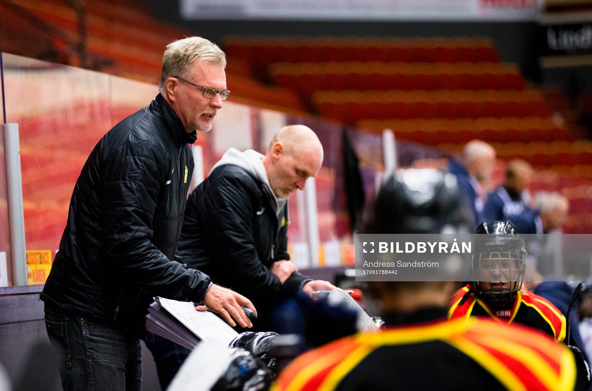 Brynäs tränare Åke Lilljebjörn  ger direktiv