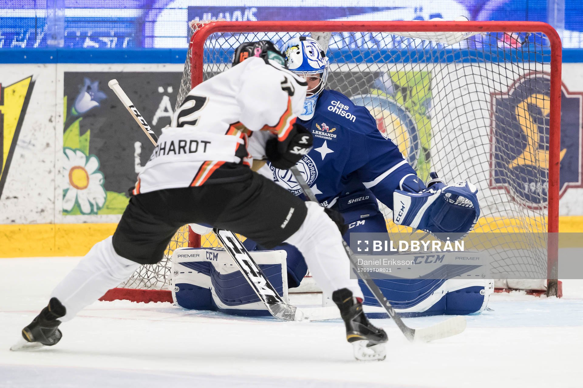 chans för Göteborgs Kristine Eberhardt framför Leksands
