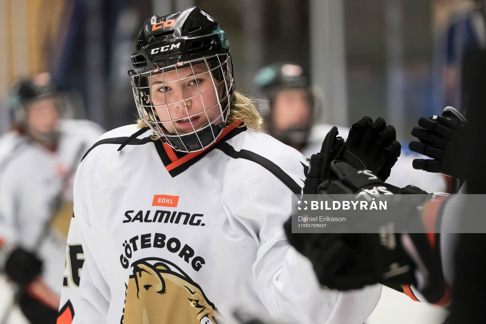 Göteborgs Emma Johansson jublar