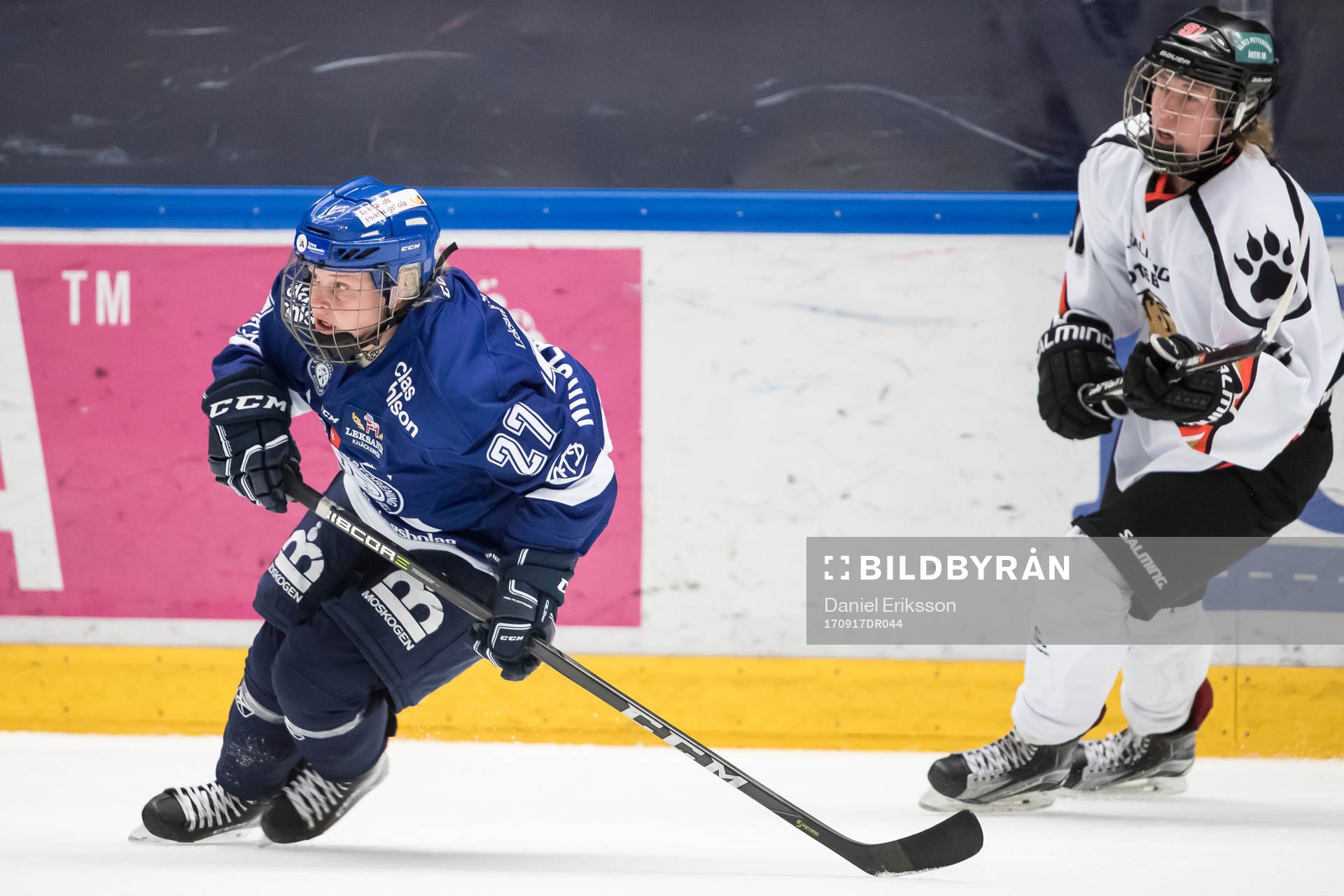 Leksands Ida Nikula  i ishockeymatchen i SDHL mellan