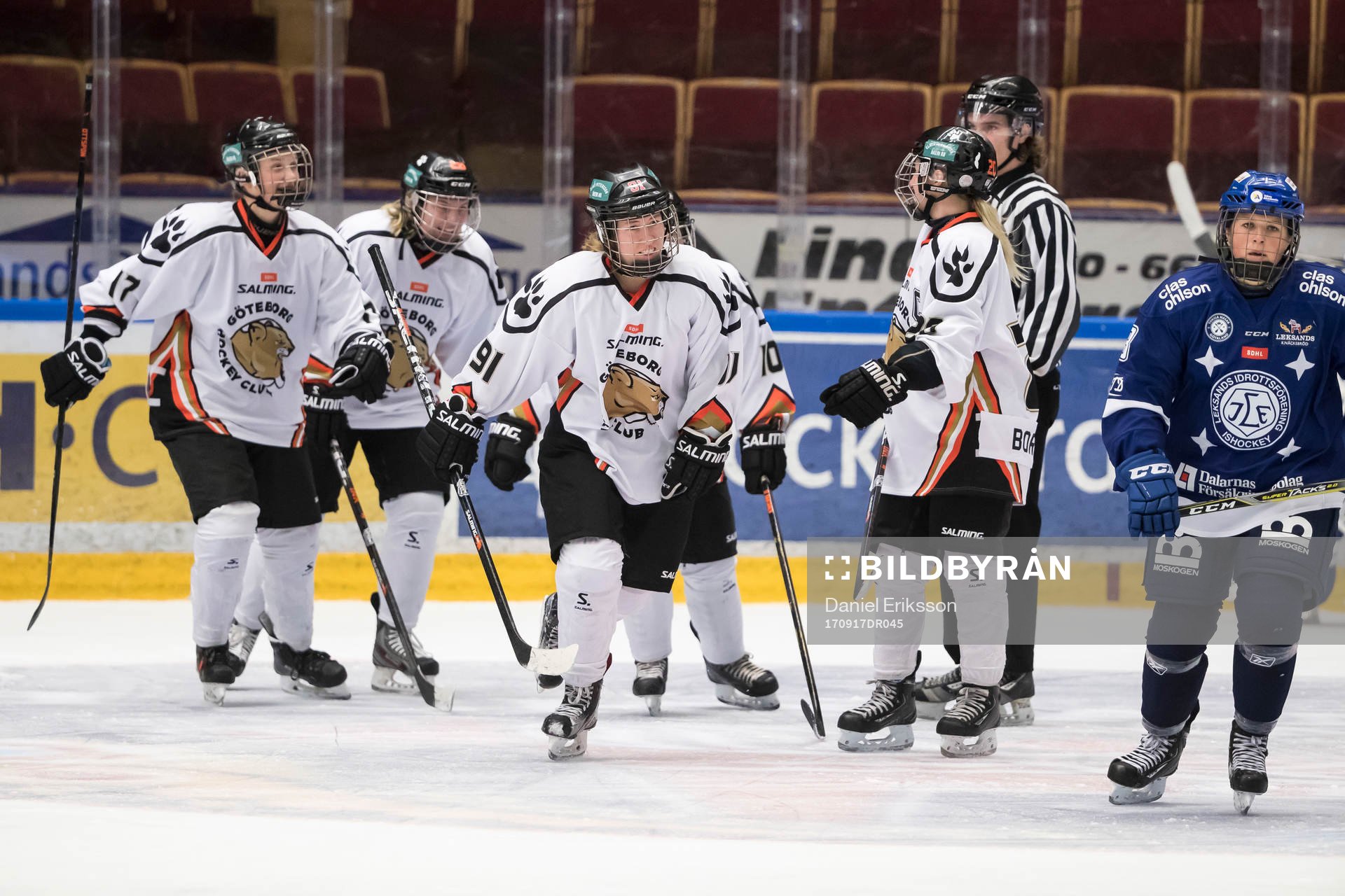 Göteborgs Tawnya Guindon jublar