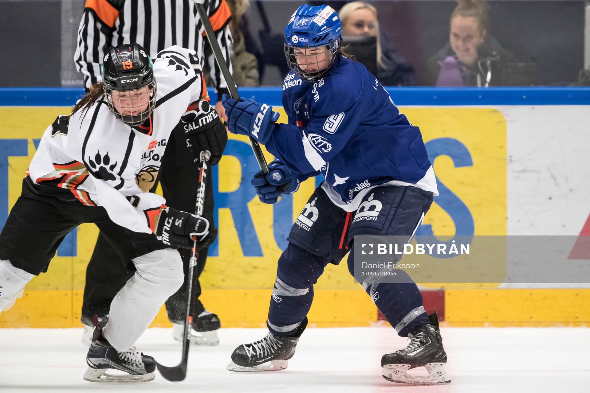 Göteborgs Genevieve Bannon och Leksands Madelene Hall  i