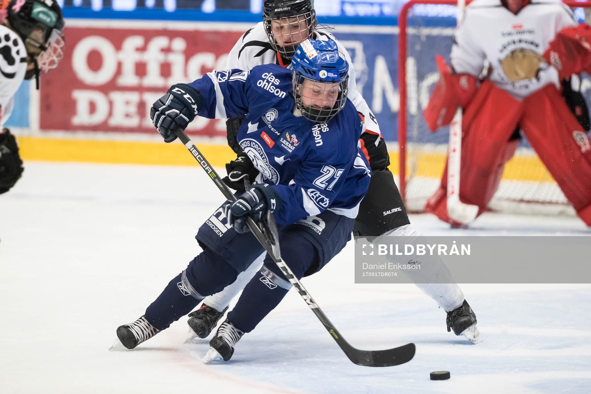 Leksands Ida Nikula  i ishockeymatchen i SDHL mellan