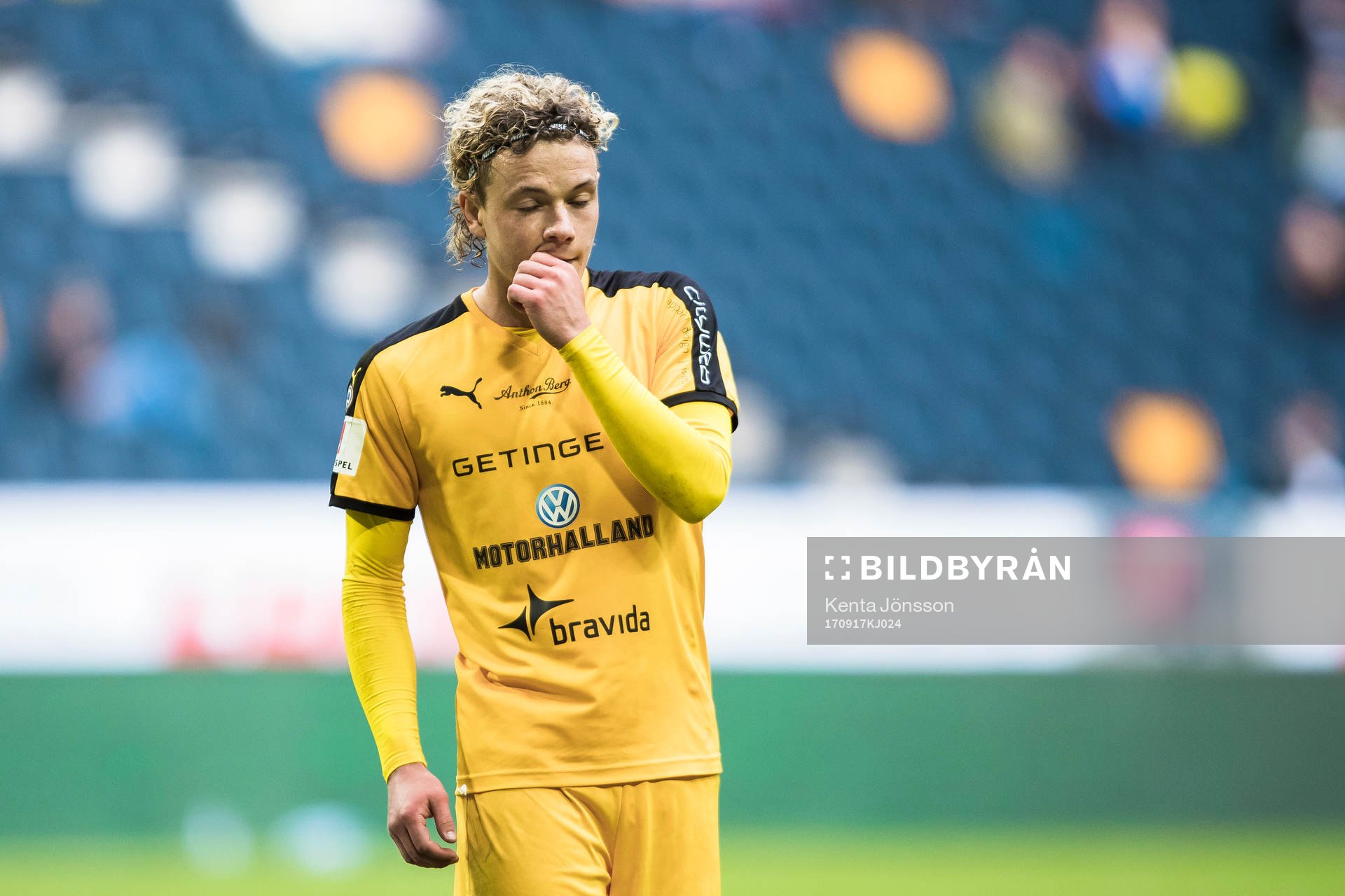 Halmstads Höskuldur Gunnlaugsson deppar
