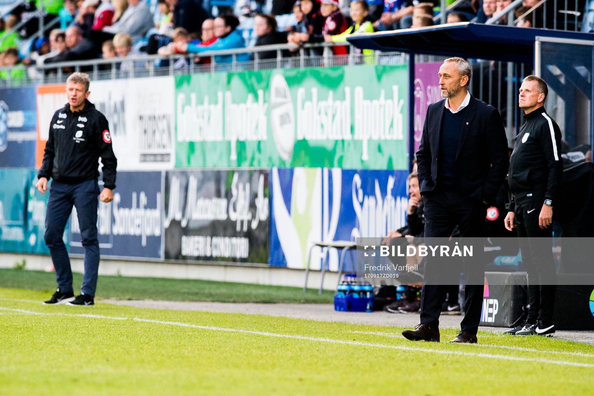 Lars Arne Nilsen, head coach of Brann, and Lars Bohinen,