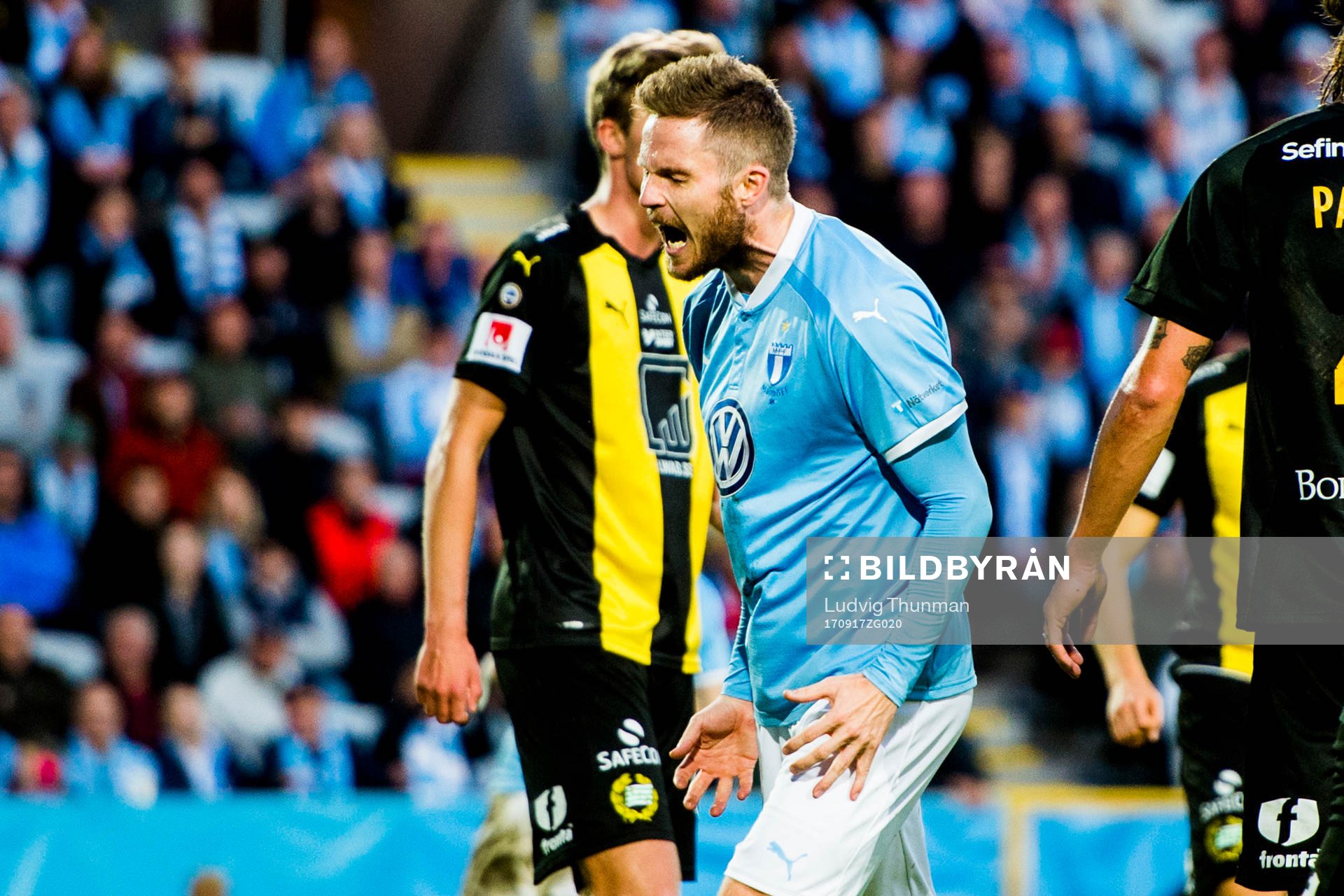 Malmö FFs Lasse Nielsen deppar
