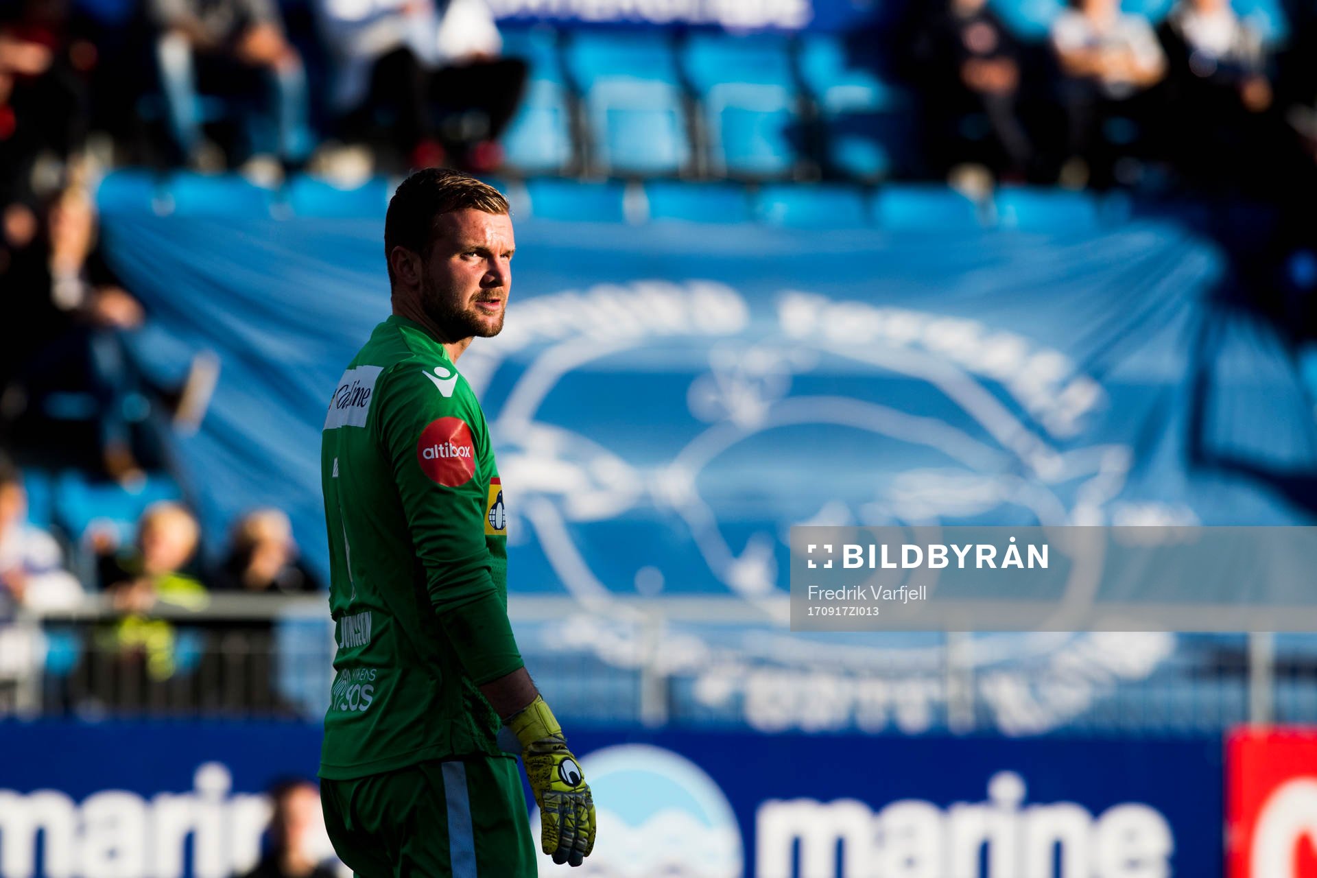 Goalkeeper Ingvar Jonsson of Sandefjord