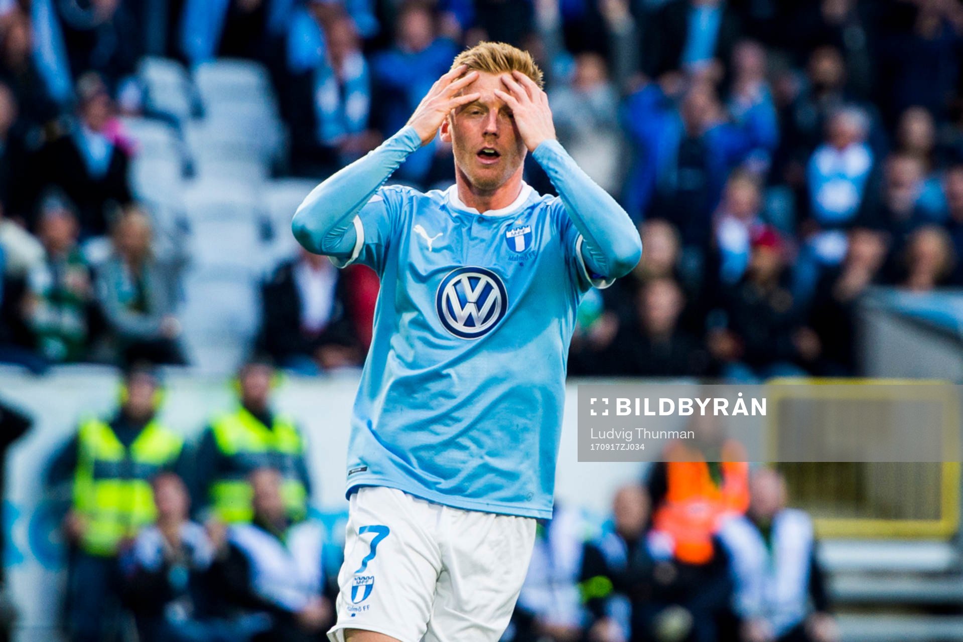 Malmö FFs Anders Christiansen deppar