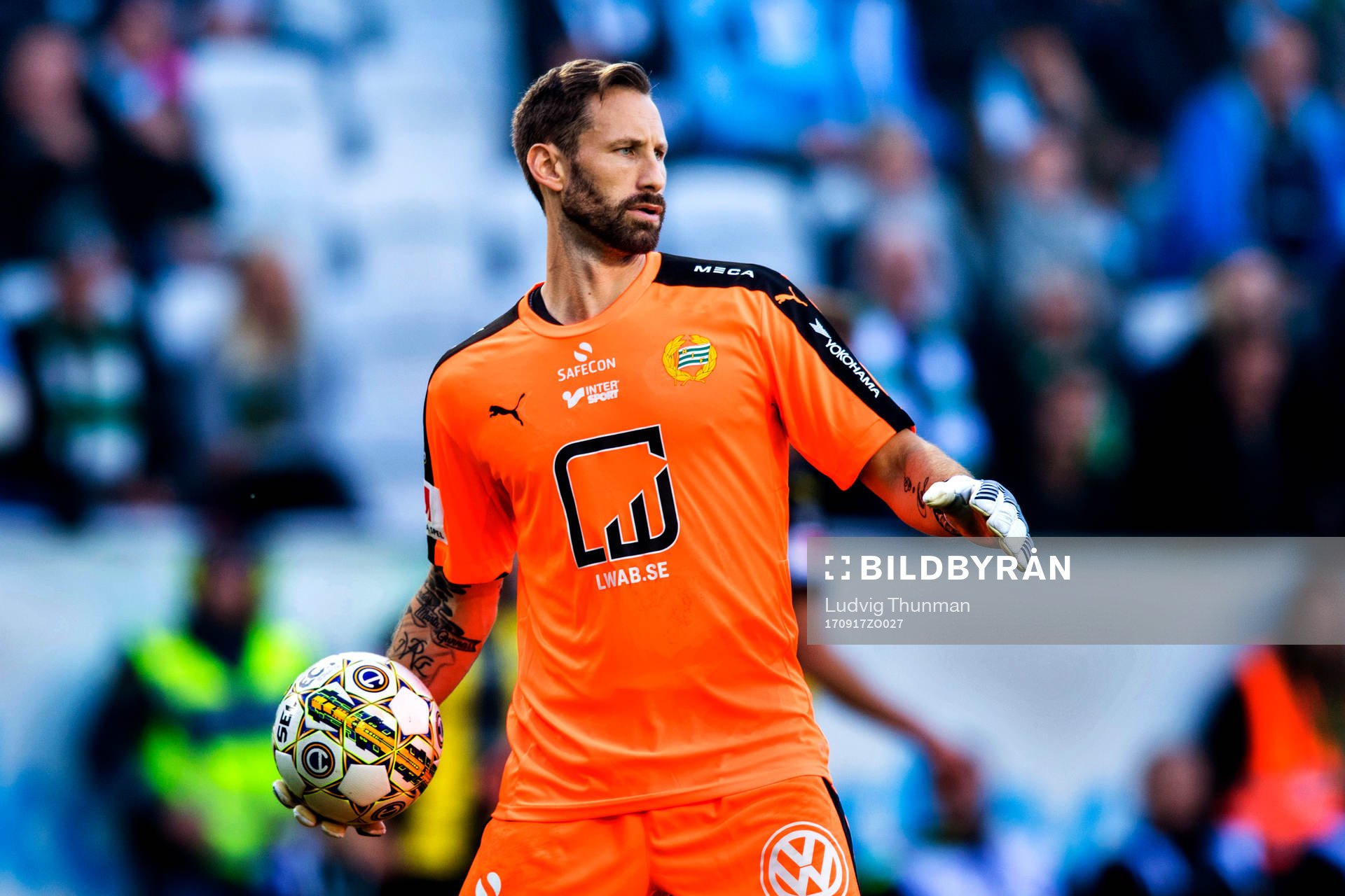 Hammarbys målvakt Johan Wiland