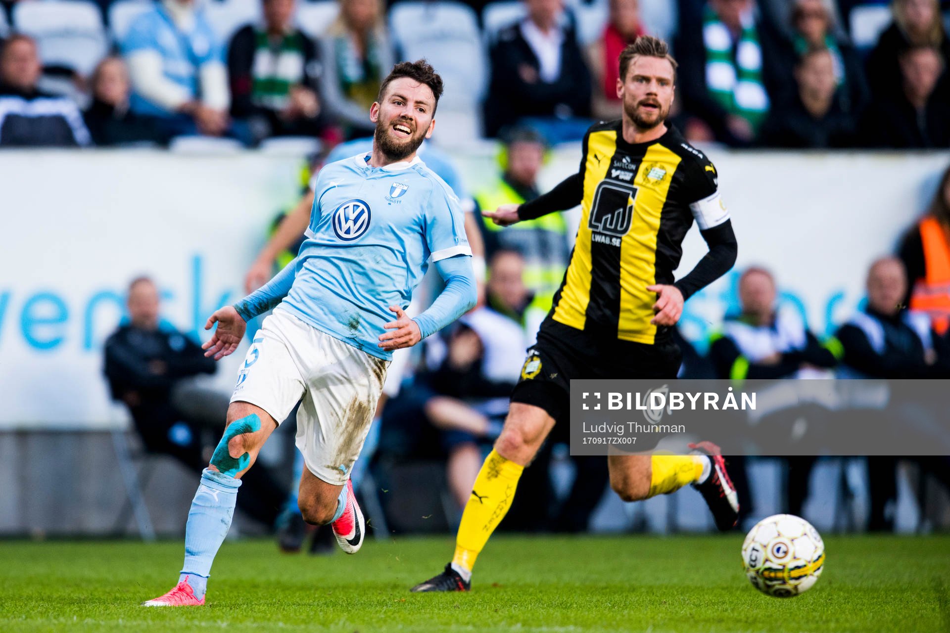Malmö FFs Erdal Rakip och Hammarbys Arnór Smárason