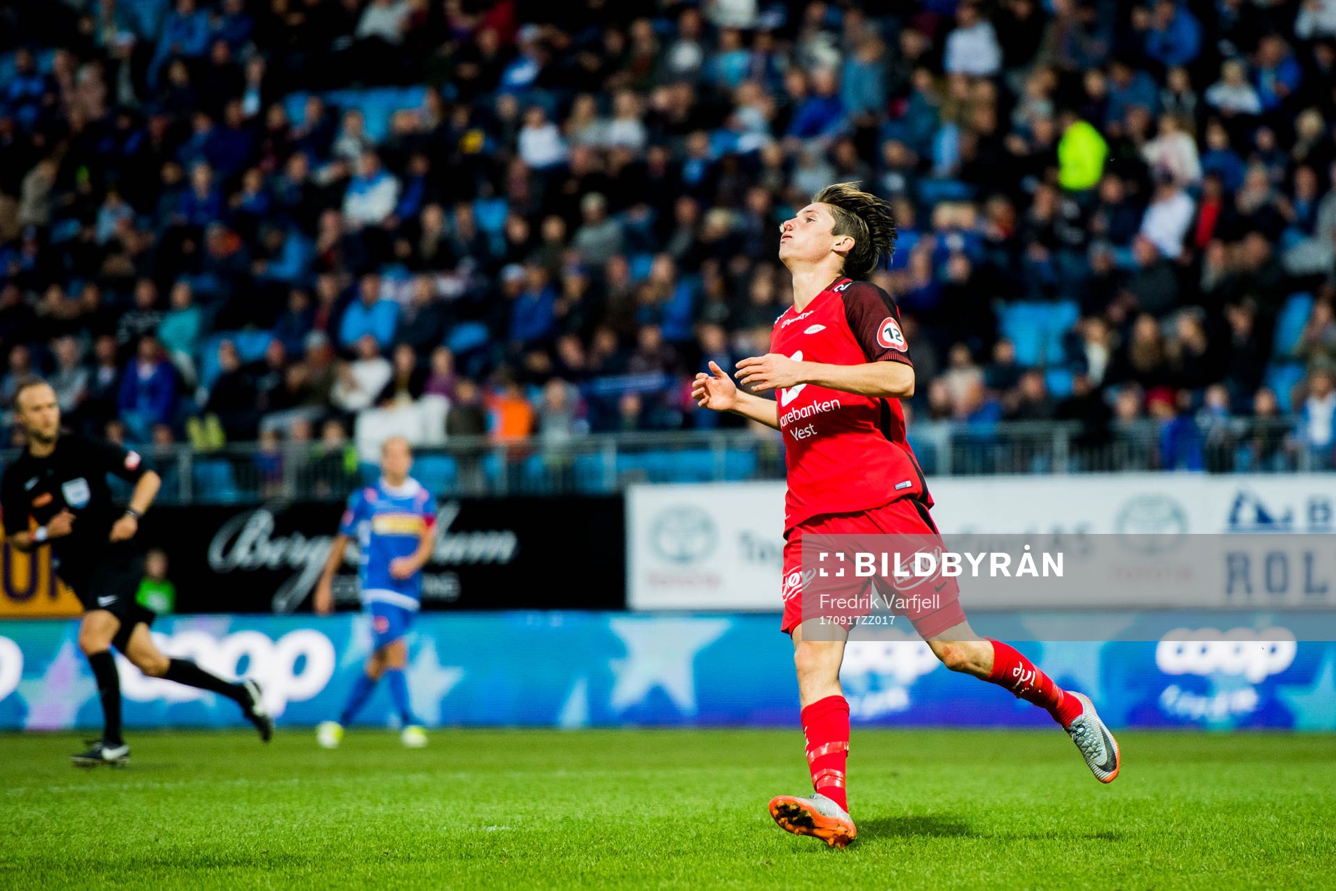 Kasper Skaanes of Brann reacts