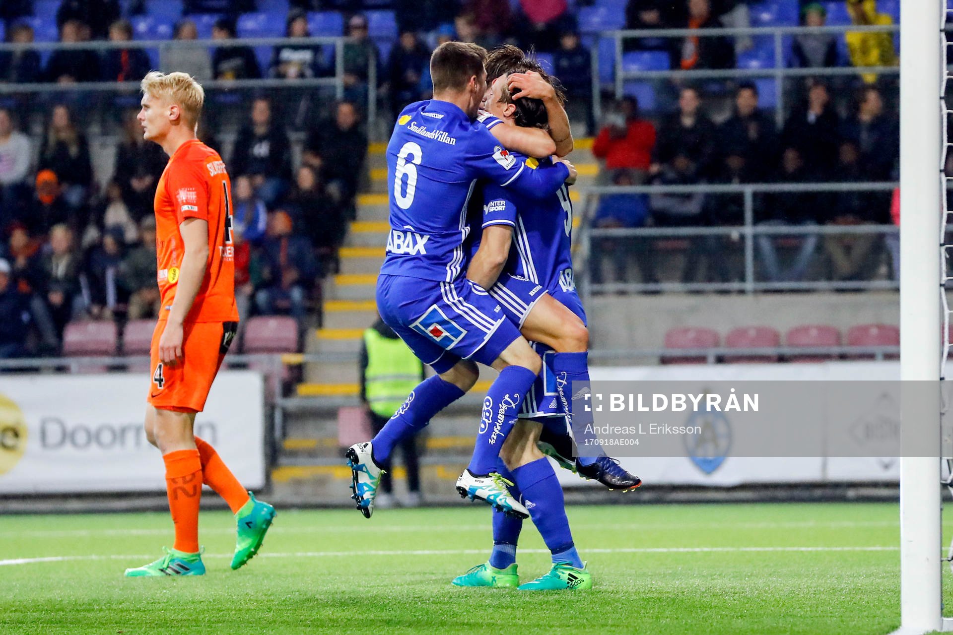 Sundsvalls Krsitinn Freyr Sigurdsson och Linus Hallenius