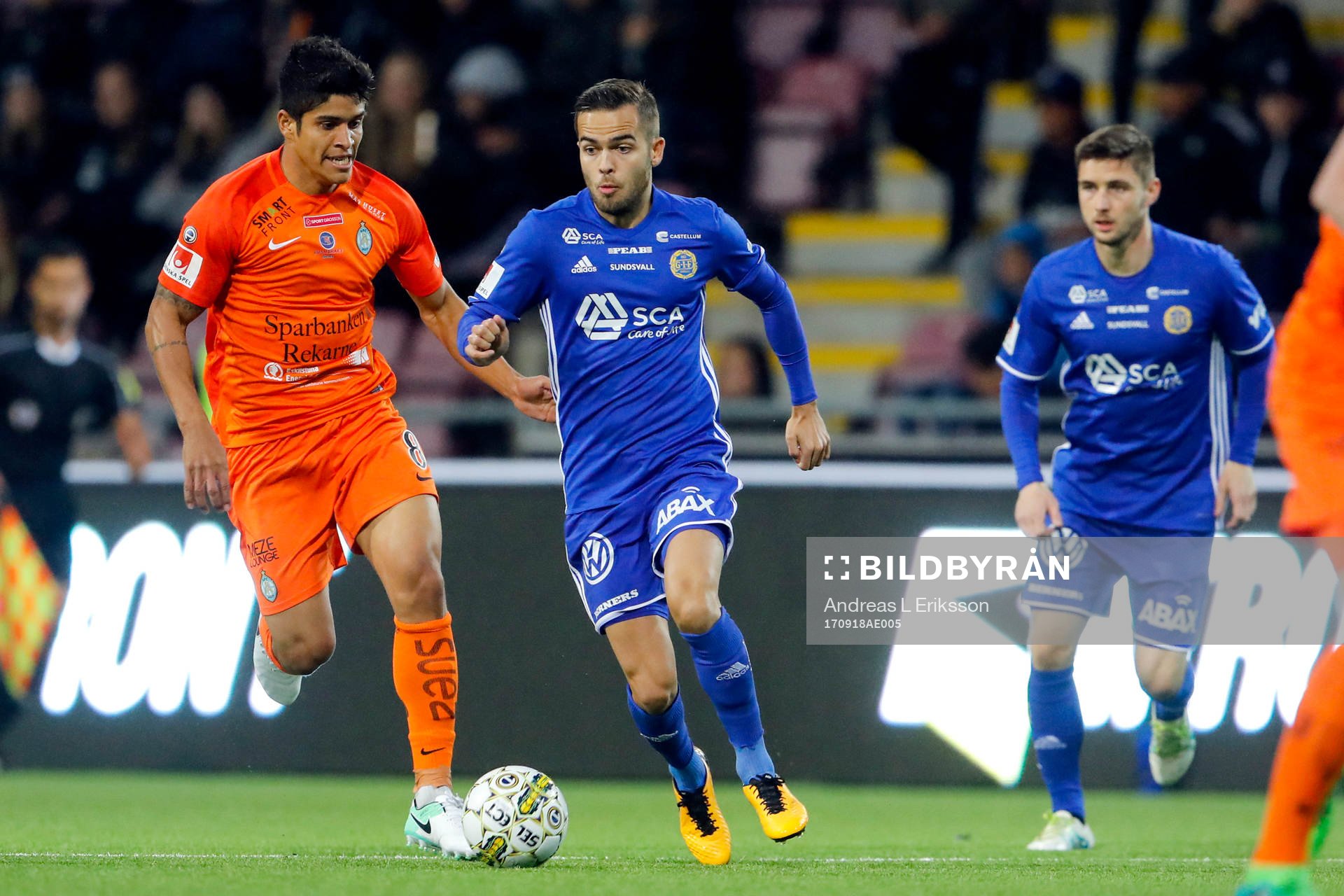 AFC Eskilstunas Haris Cirak och Sundsvalls Kristinn