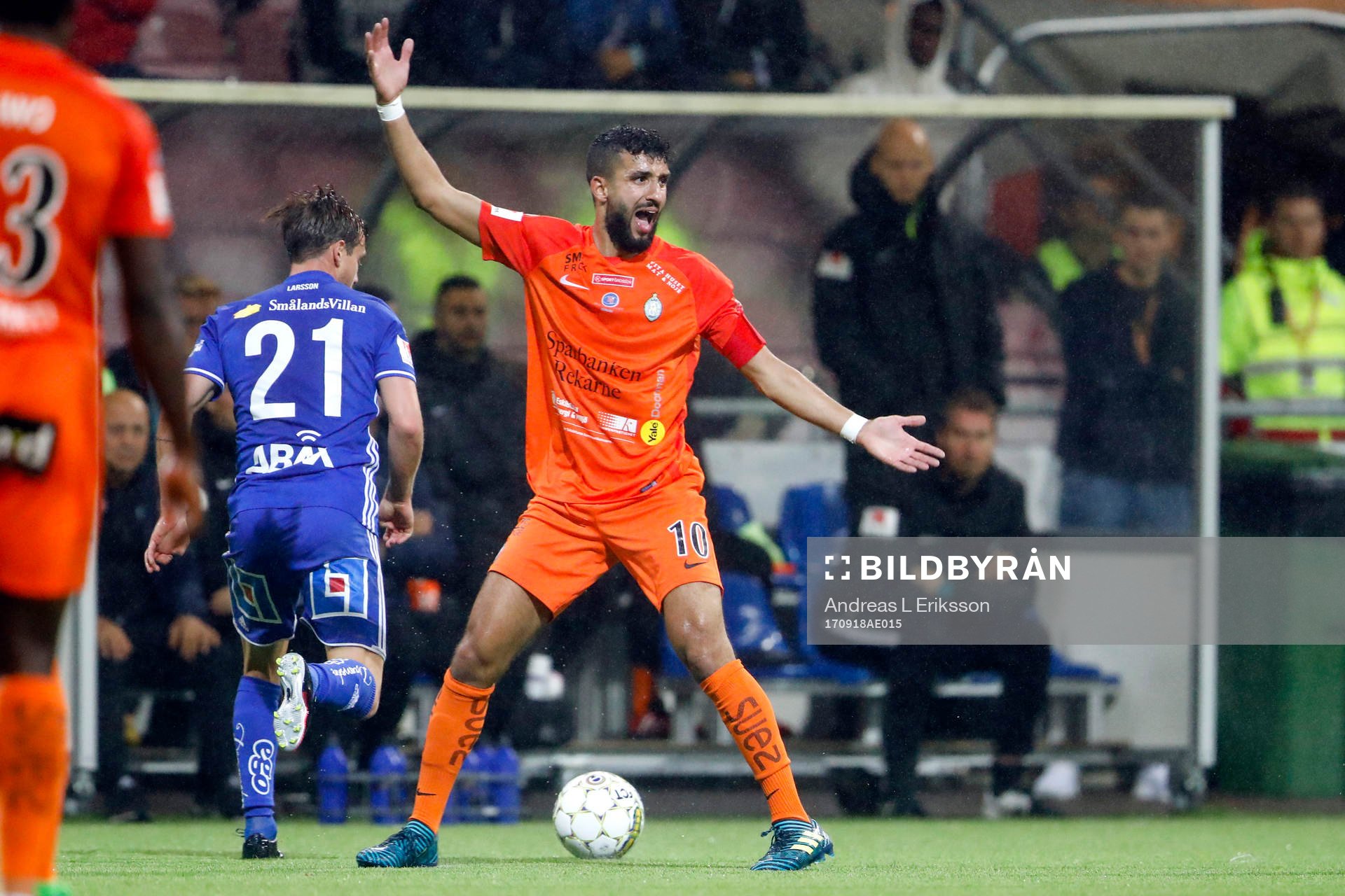 AFC Eskilstunas Omar Eddahri reagerar