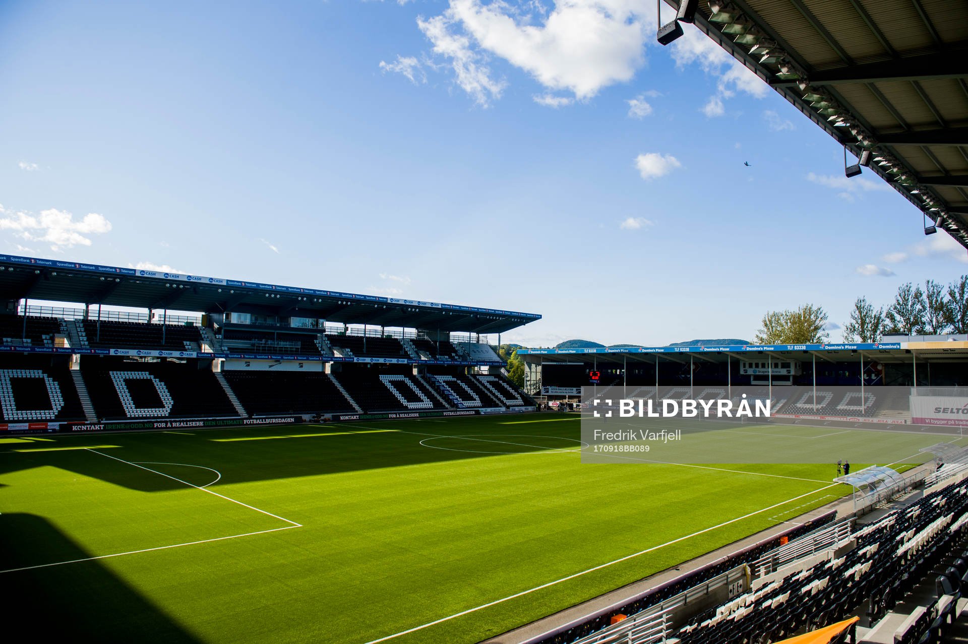 General view of Skagerak Arena