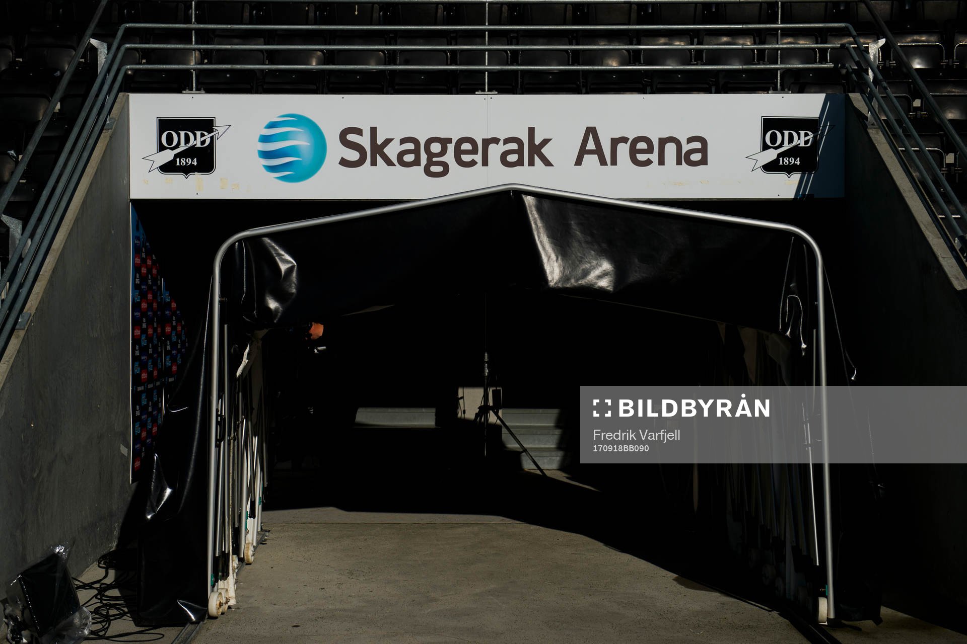 General view of Skagerak Arena