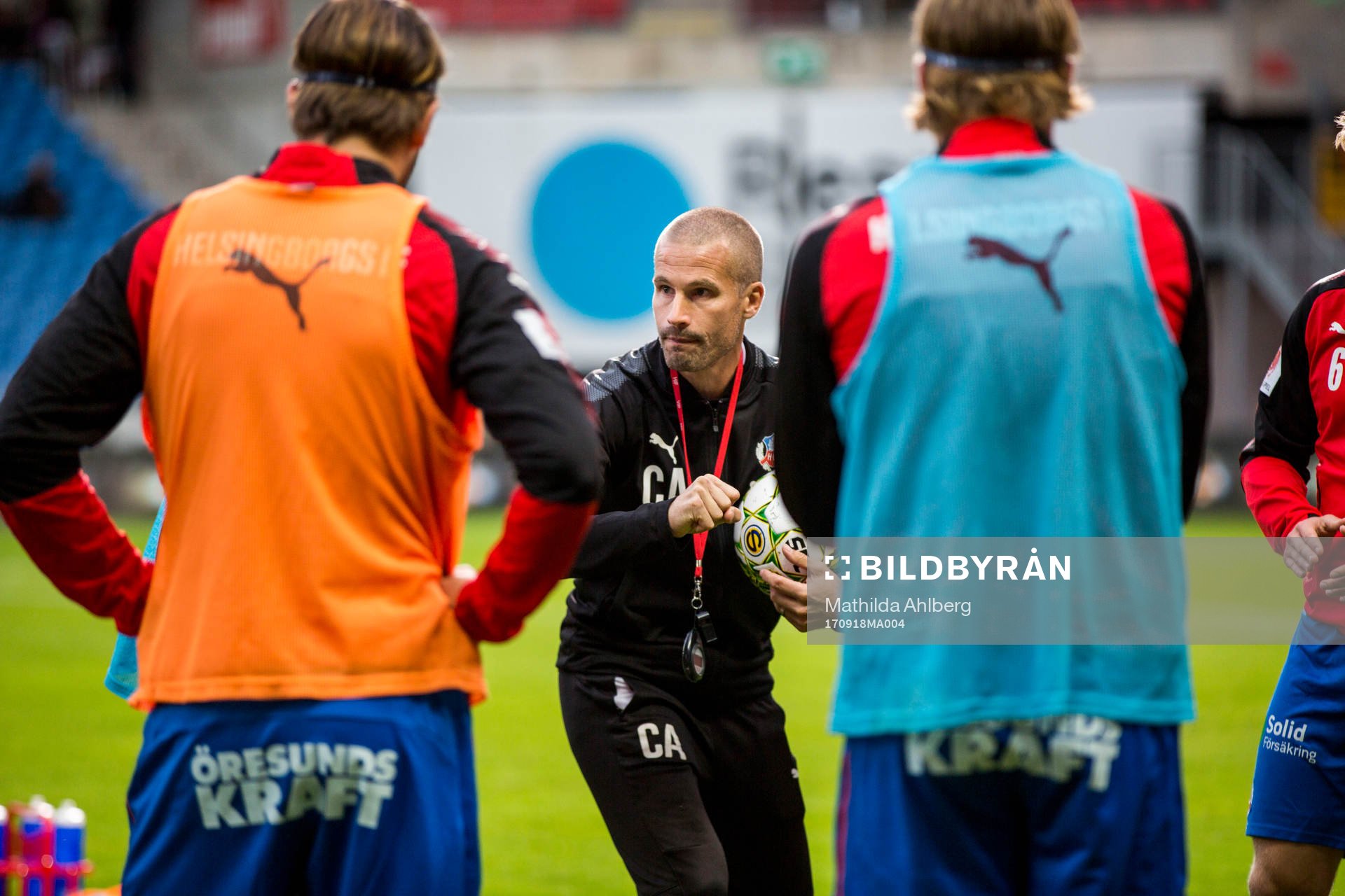 Helsingborgs assisterande tränare Christoffer Andersson