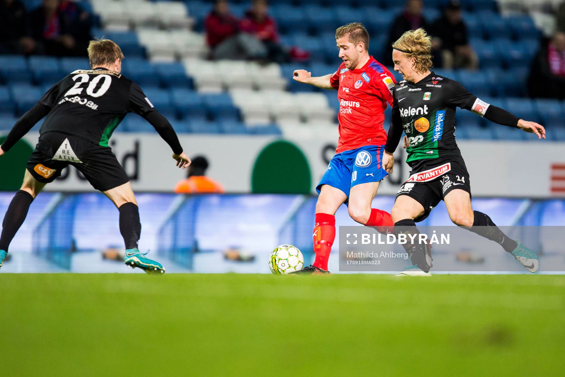 Varbergs Anton Liljenbäck (v) och Gustav Berggren (h)