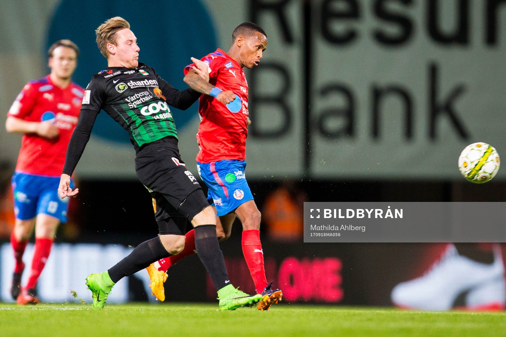 Varbergs Christoffer Arvidsson och Helsingborgs Bradley