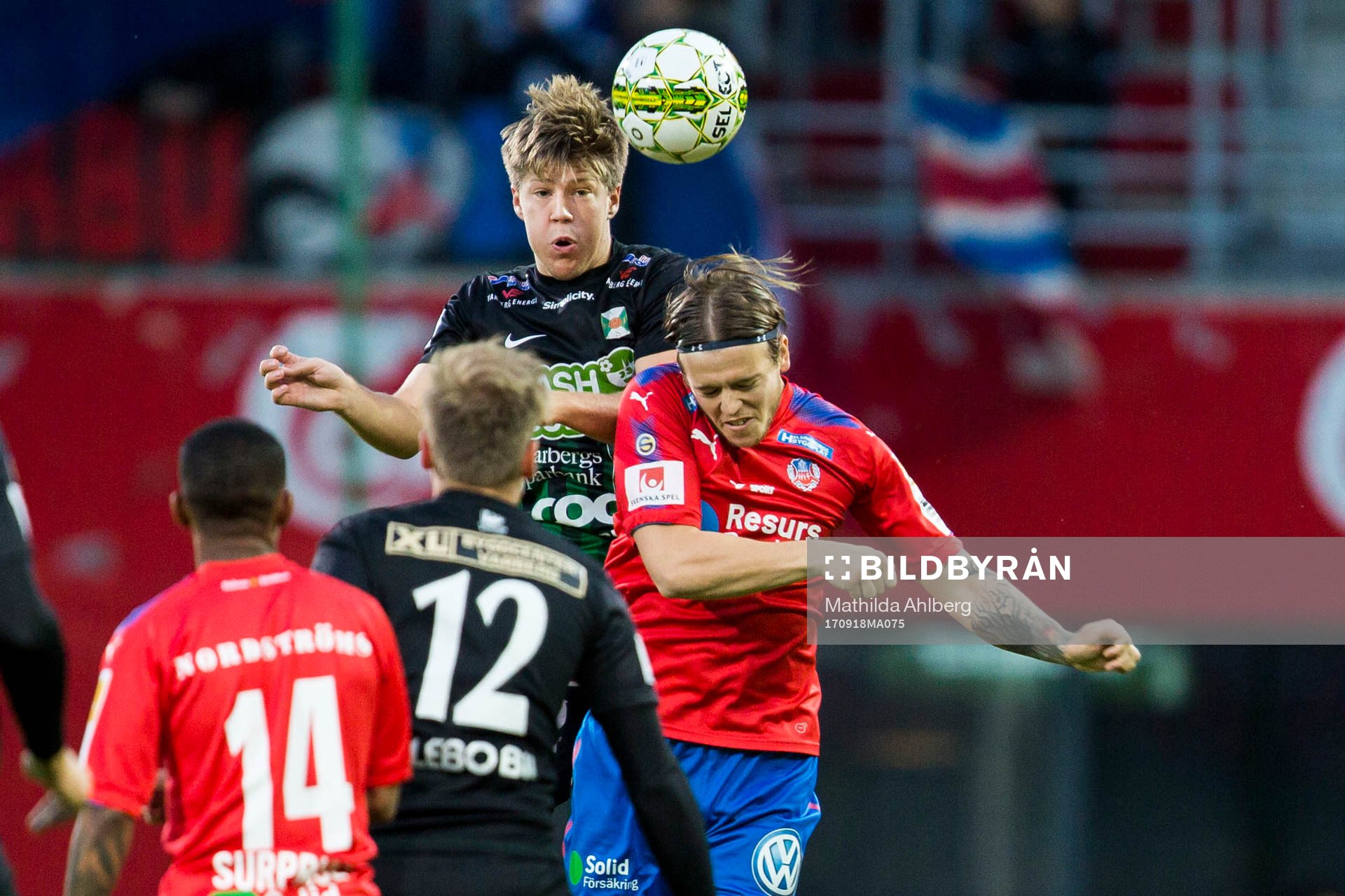 Varbergs Joel Palmqvist och Helsingborgs Alexander