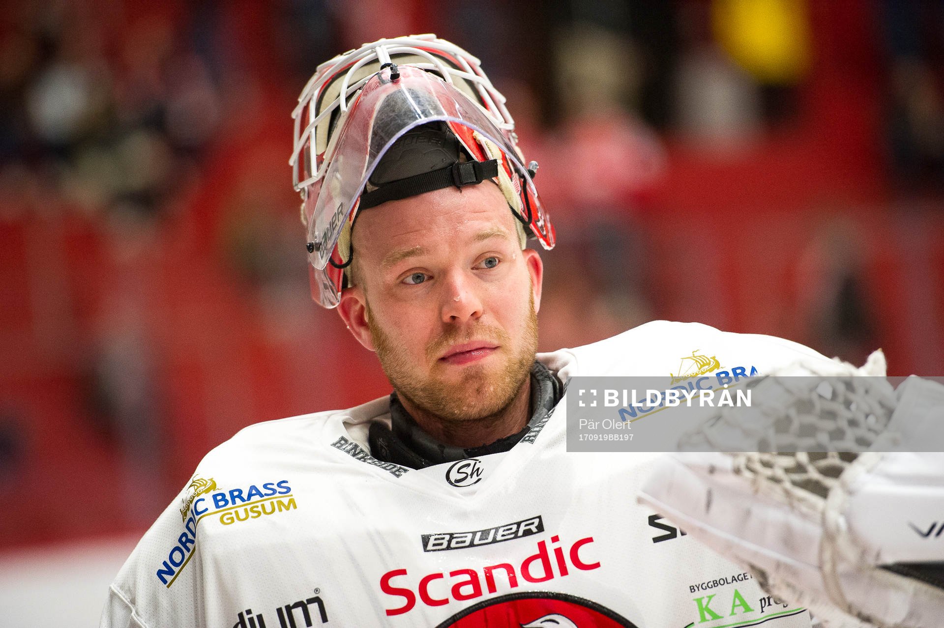 Vita Hästens målvakt Pontus Sjögren