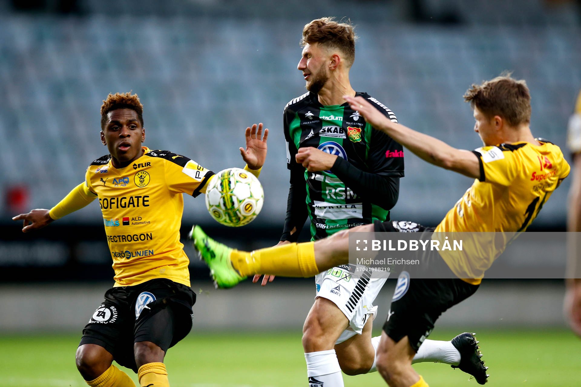 GAIS Alibek Aliev och Frejs Dida Rashidi och Adam Gradén