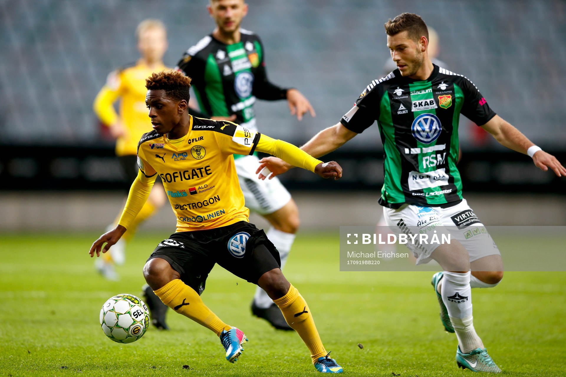 Frejs Dida Rashidi och GAIS Daniel Bennassar Nilsson